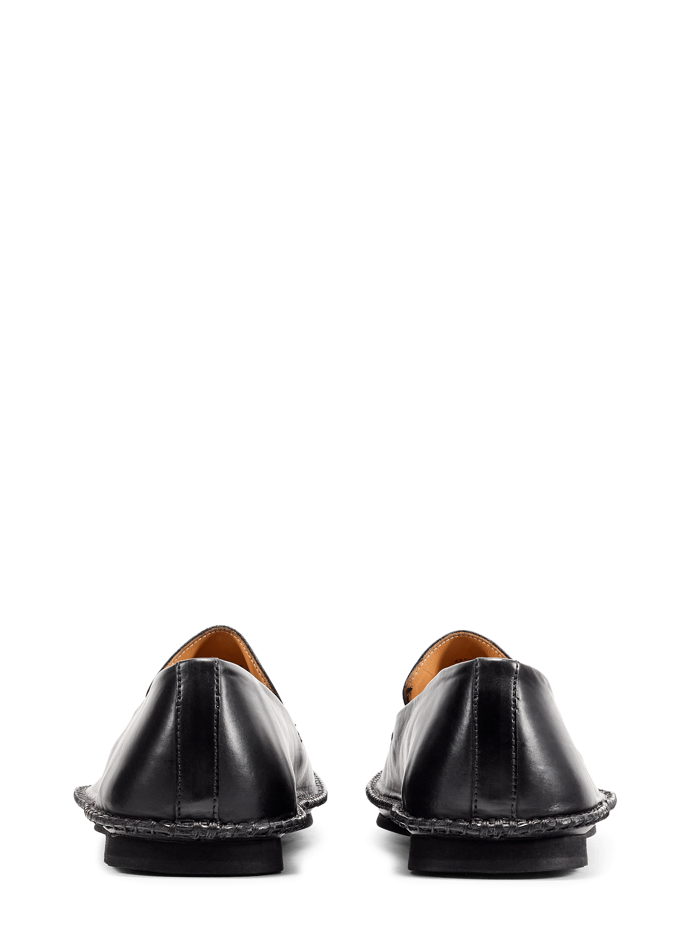 Mocassins à coutures reliefs en cuir PREMIATA Noir