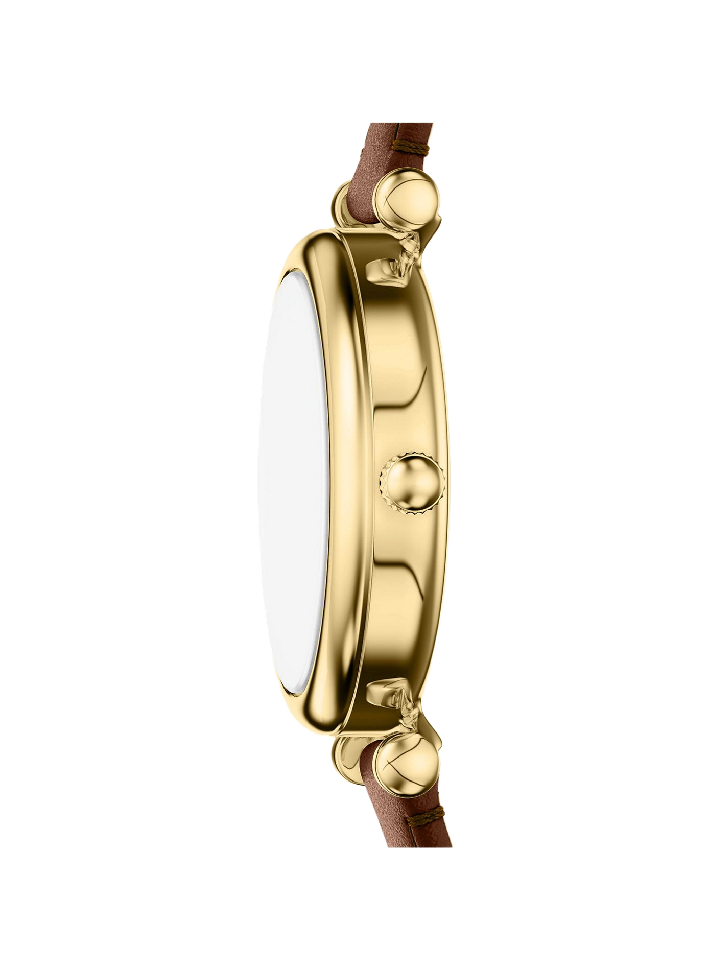 Carlie Mini leather quartz watch FOSSIL White