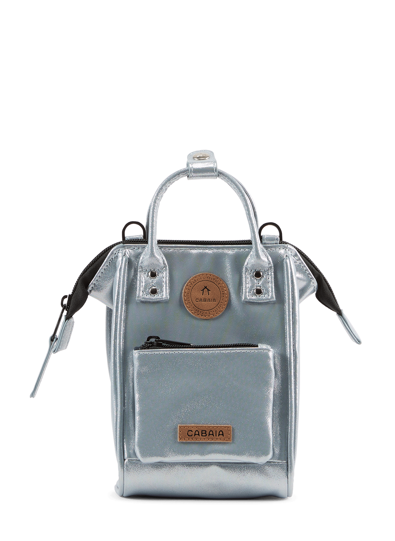 Borsa a tracolla Nano Adventurer Algeri CABAIA Argento