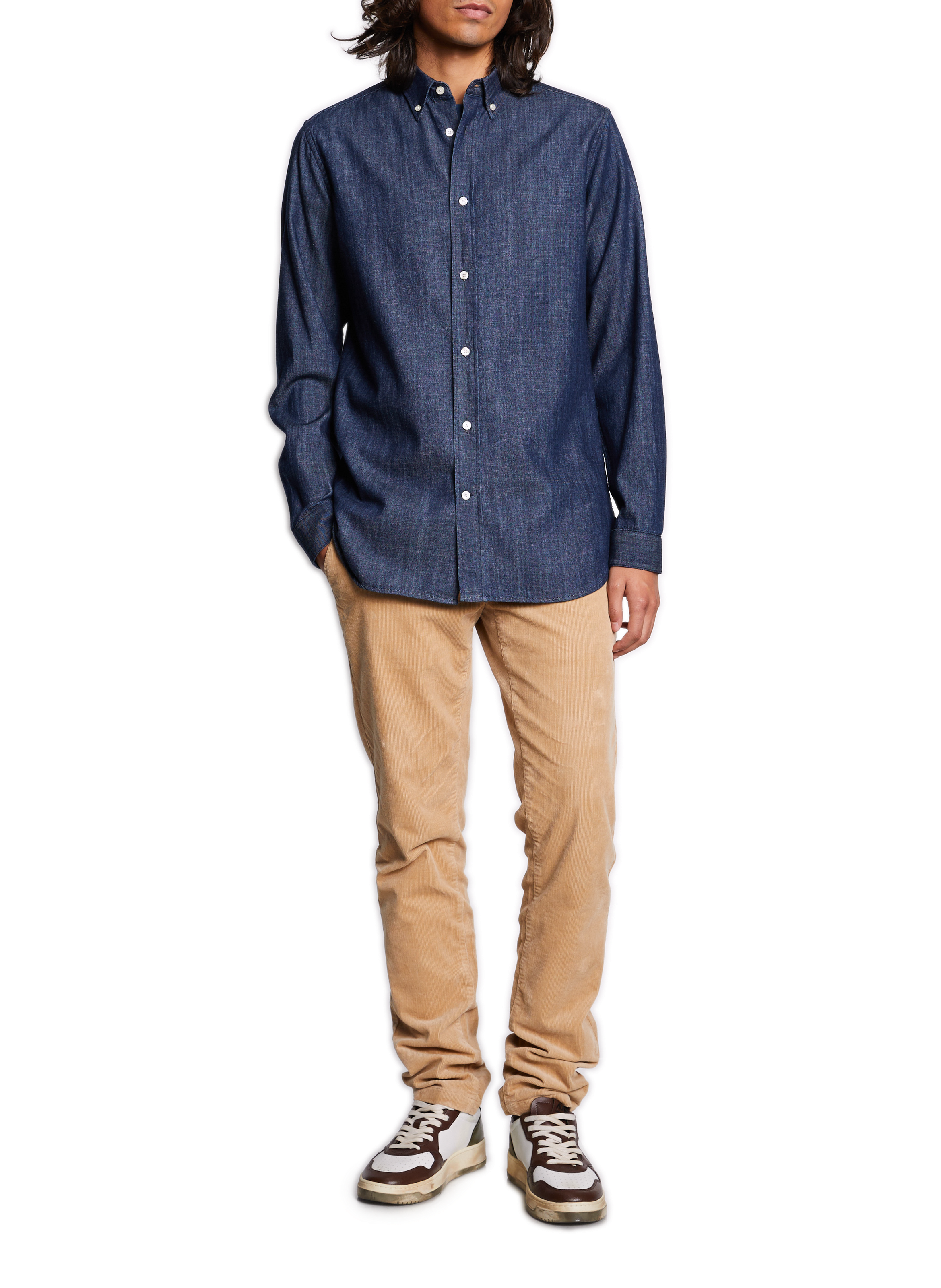 Chemise en jean AU PRINTEMPS PARIS Bleu