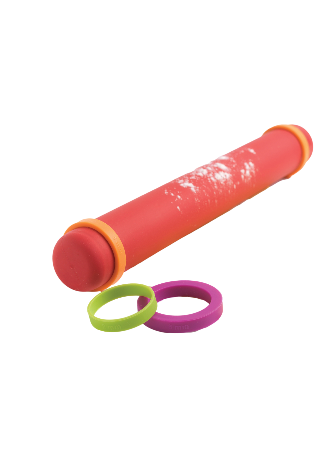 Adjustable Non-Stick Rolling Pin MASTRAD Red
