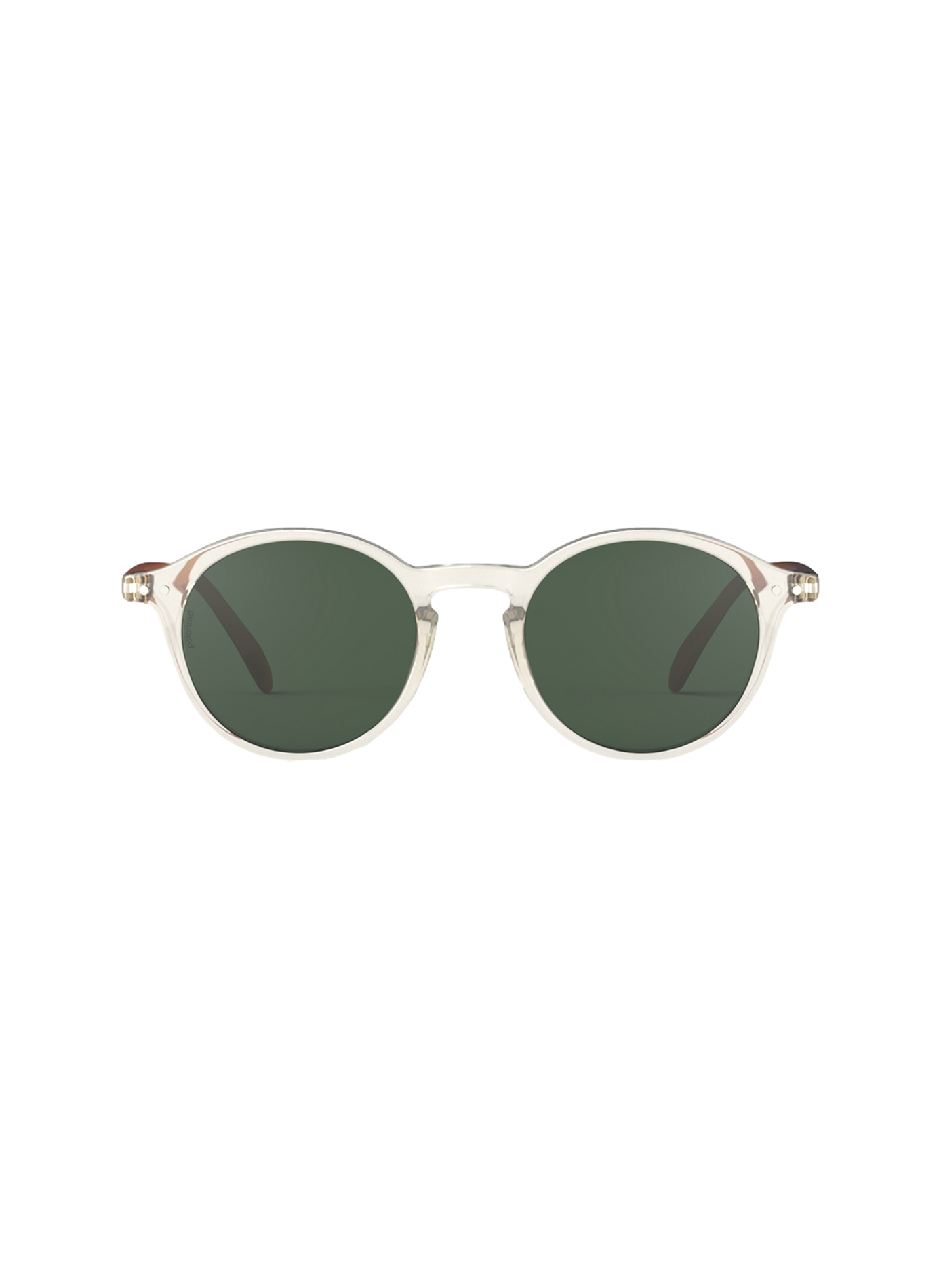 Transparent and round sunglasses IZIPIZI Transparent