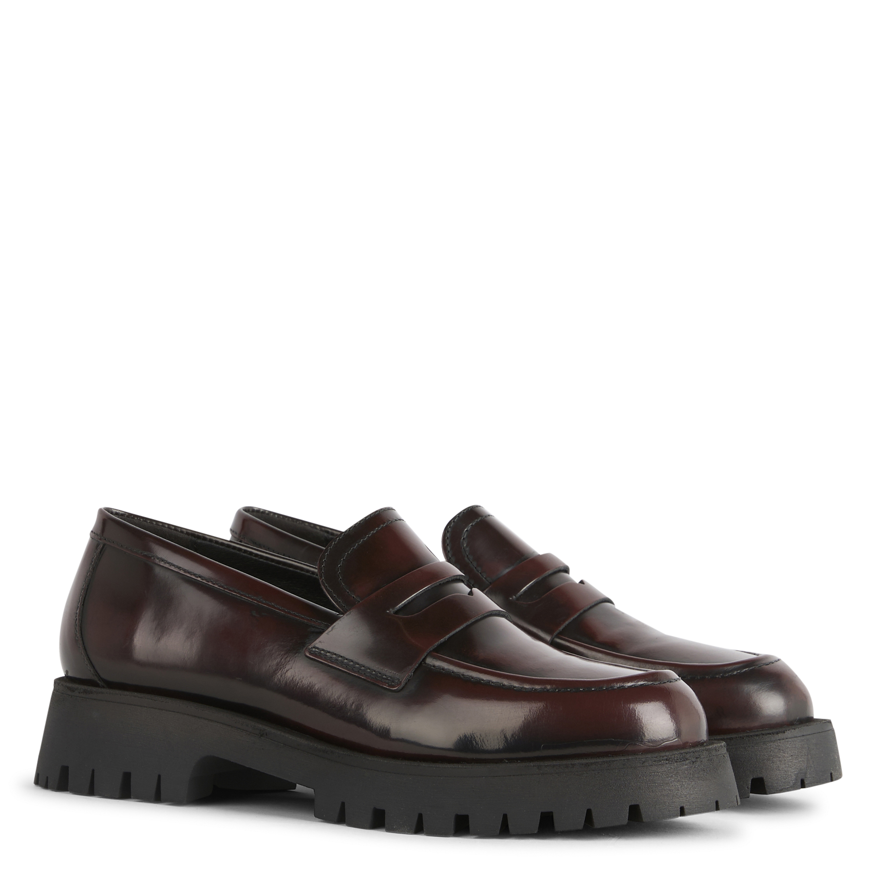 Leren mocassins LA FEE MARABOUTEE Paars