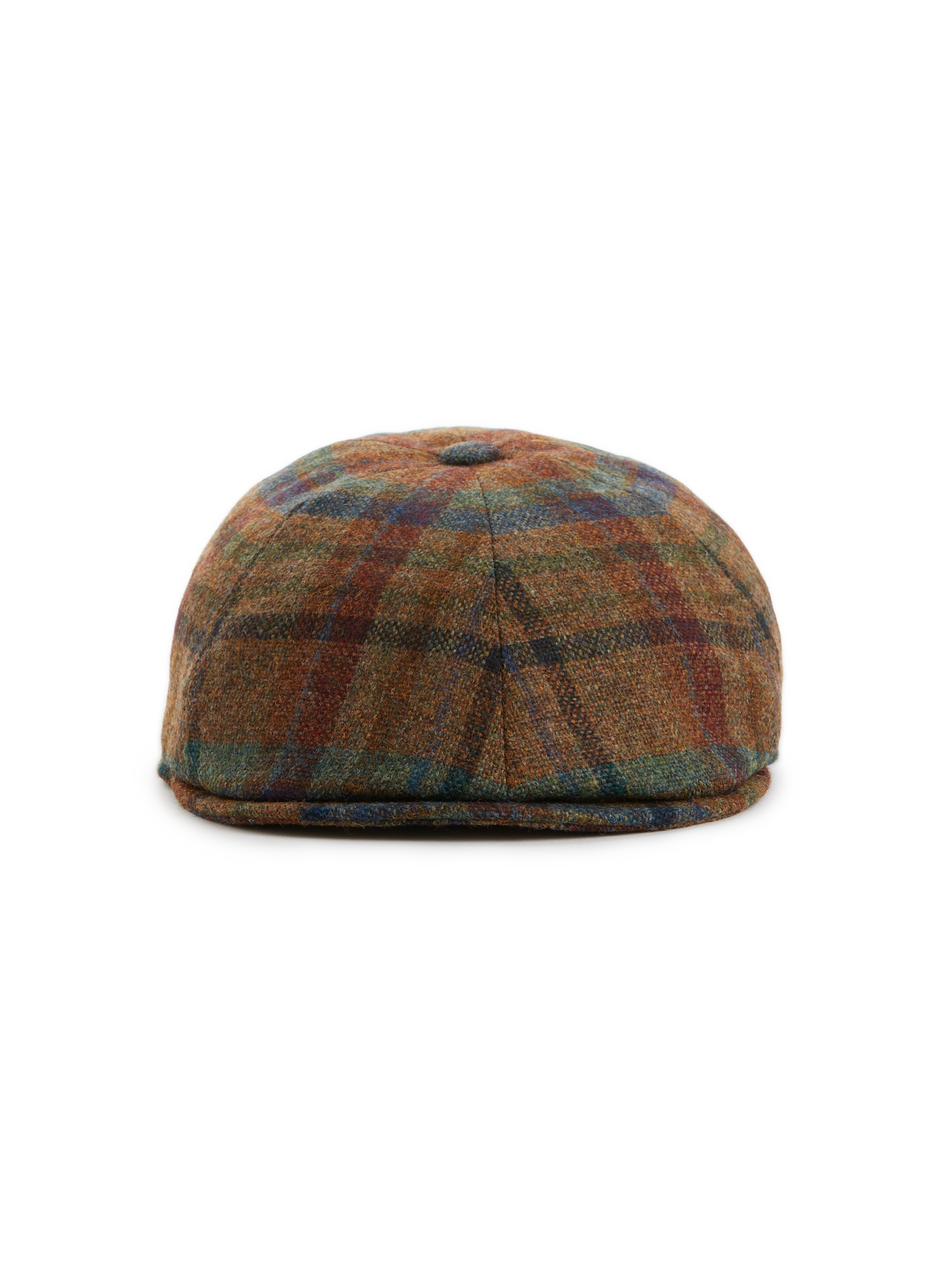 SAISON 1865 Casquette plate en laine vierge Multicolore