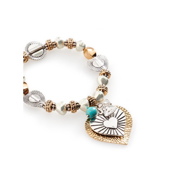 Bracelet médaillon L'essence du coeur