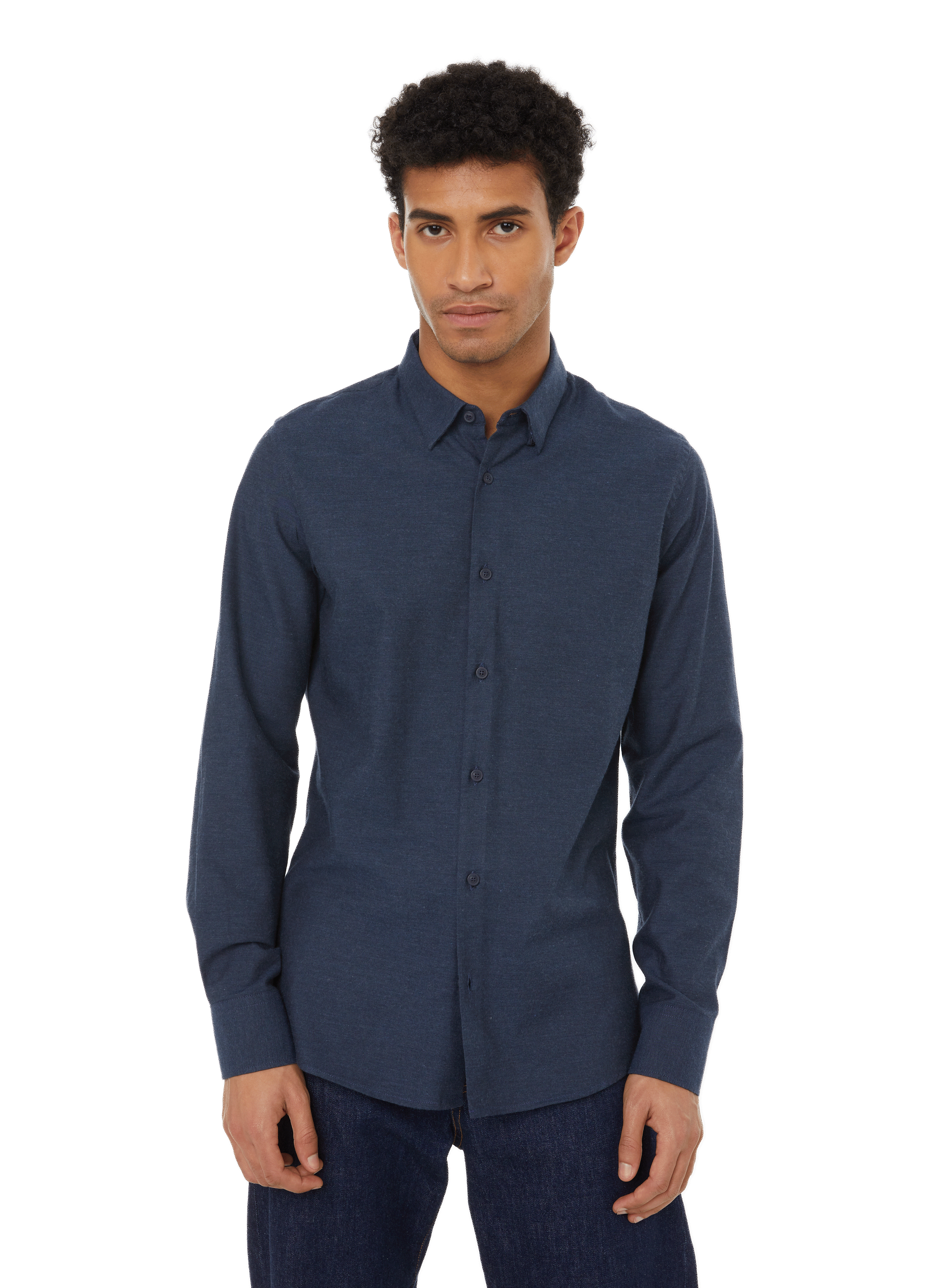 wool mix shirt