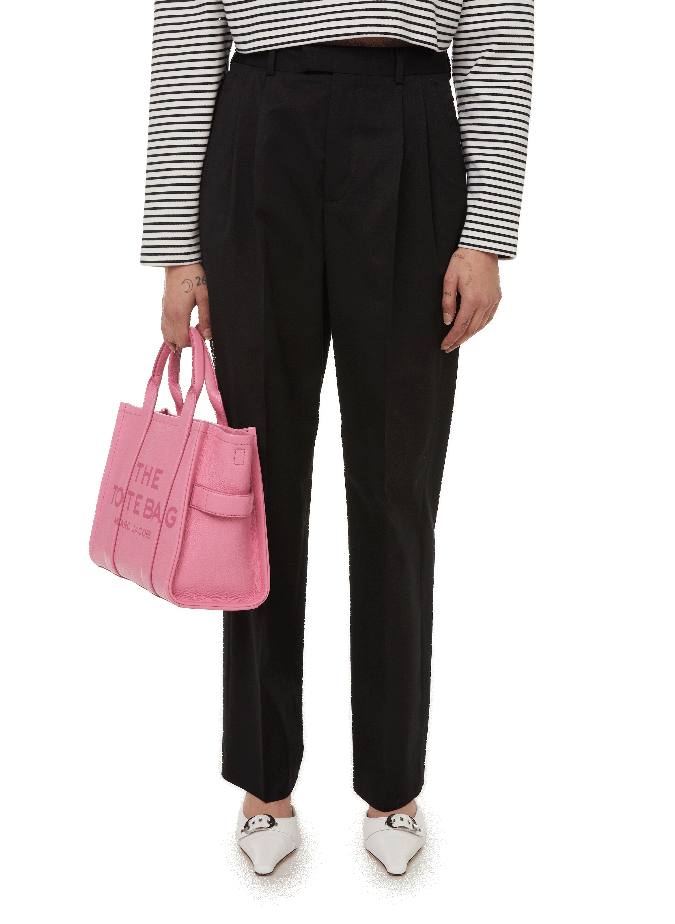 Tailored wool and cotton trousers SAISON 1865 Black