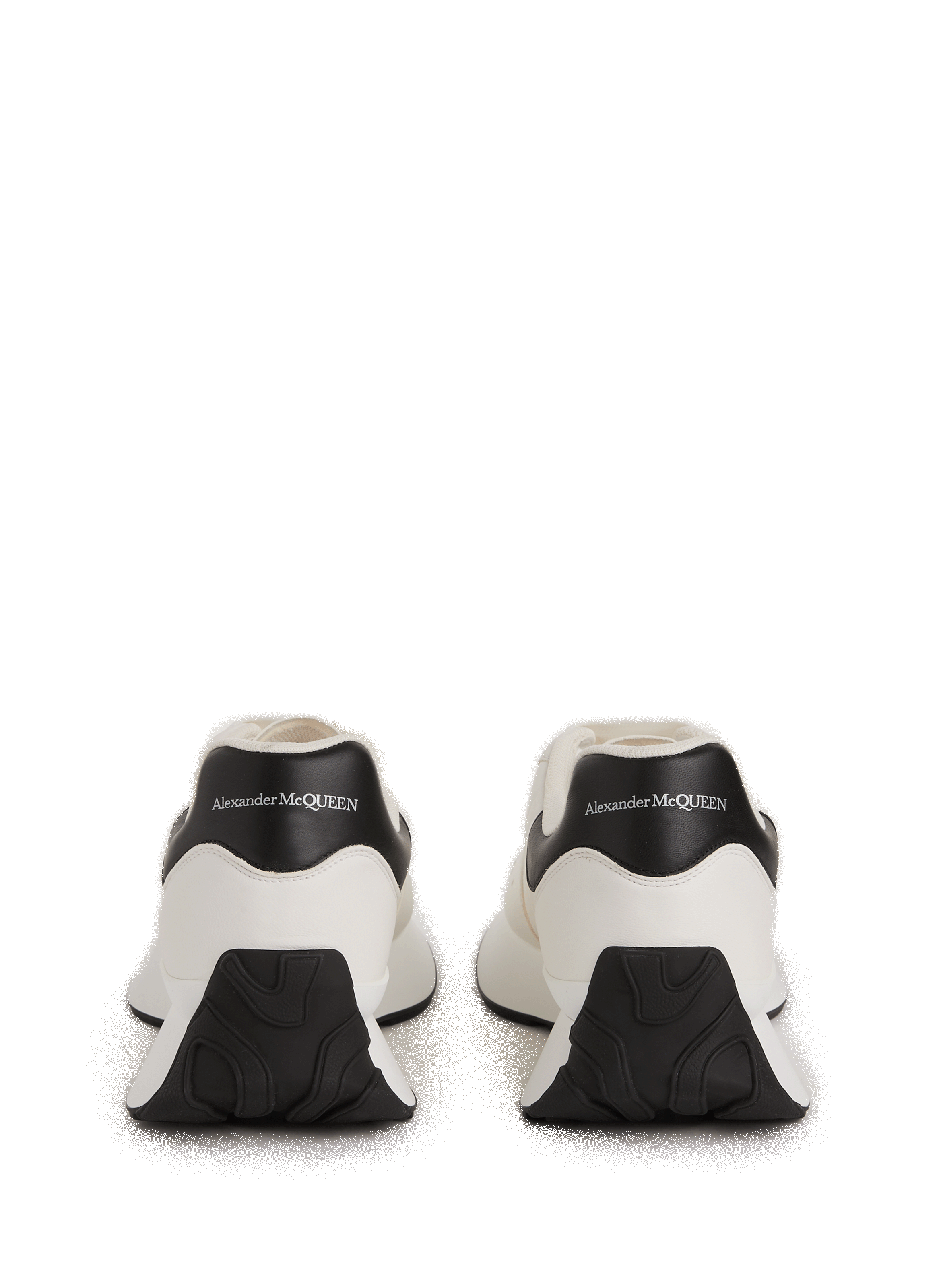 Perfume Mcqueen Toute Blanche Baskets En Cuir Blanc Alexander