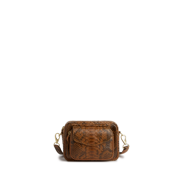 Claris Virot Baby Charly Leather Bag In Brown