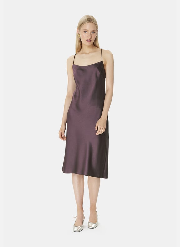 Robe droit uni - reane Marron by TARA JARMON TARA JARMON Robe droit uni - reane Marron