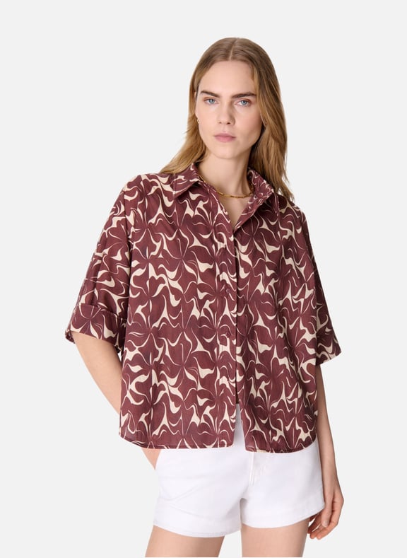 Chemise bobby Marron by VANESSA BRUNO VANESSA BRUNO Chemise bobby Marron
