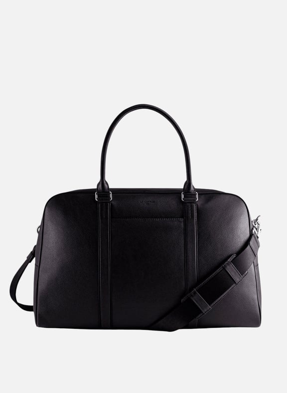 Sac de voyage 48h charles en cuir grainé Noir by LE TANNEUR LE TANNEUR Sac de voyage 48h charles en cuir grainé Noir