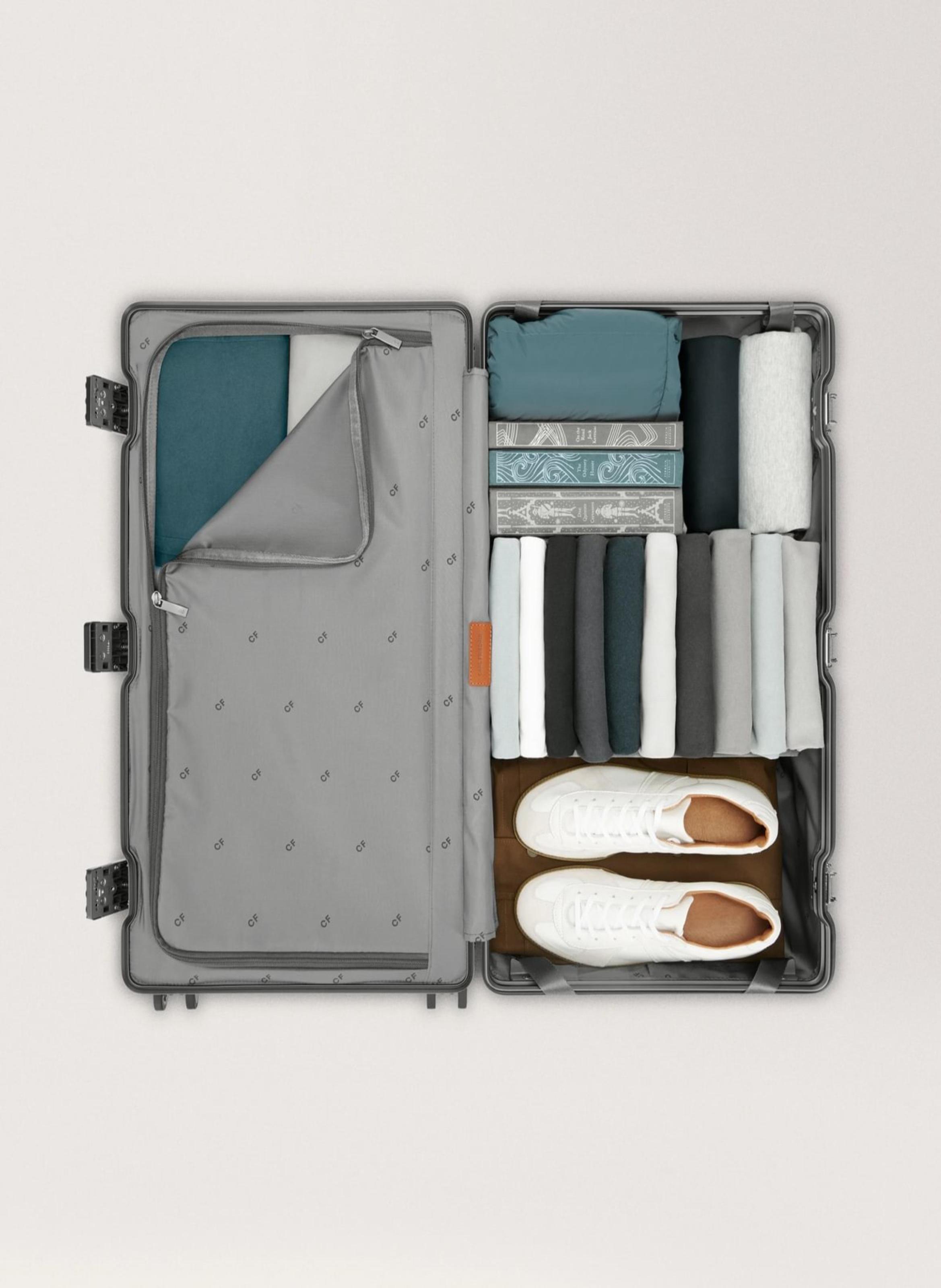 Valise 'trunk' en polycarbonate CARL FRIEDRIK Gris