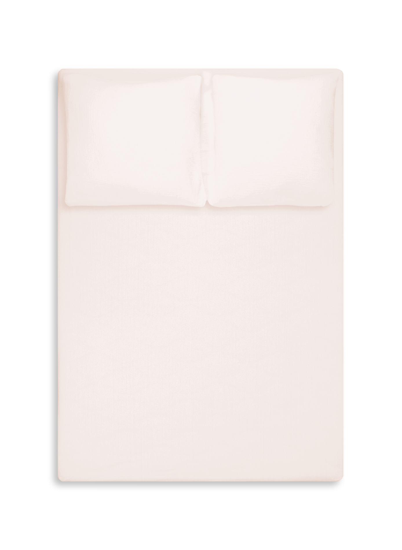 Housse de couette en gaze de coton AU PRINTEMPS PARIS Rose