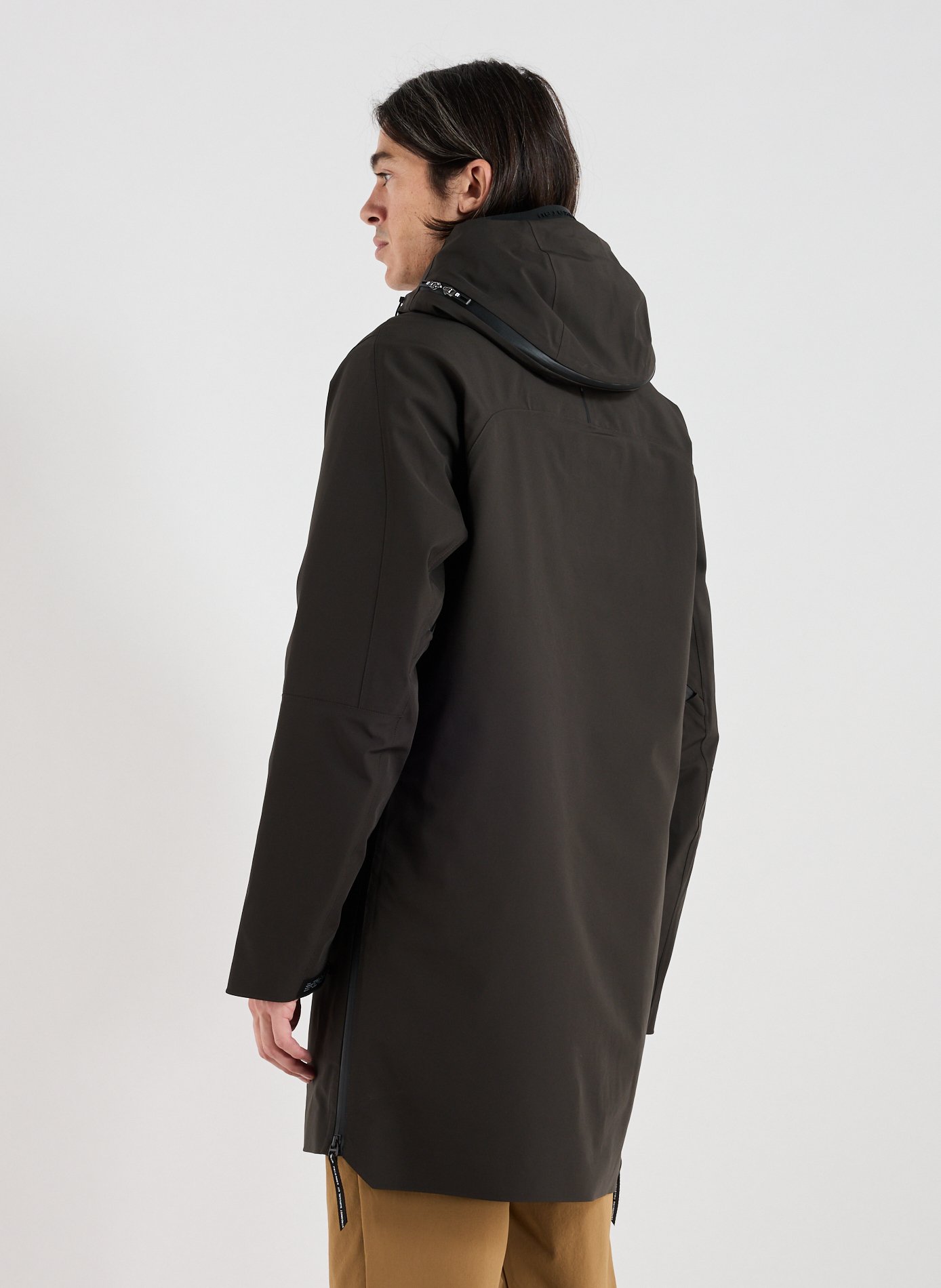 Parka with removable lining and hood KRAKATAU Khaki