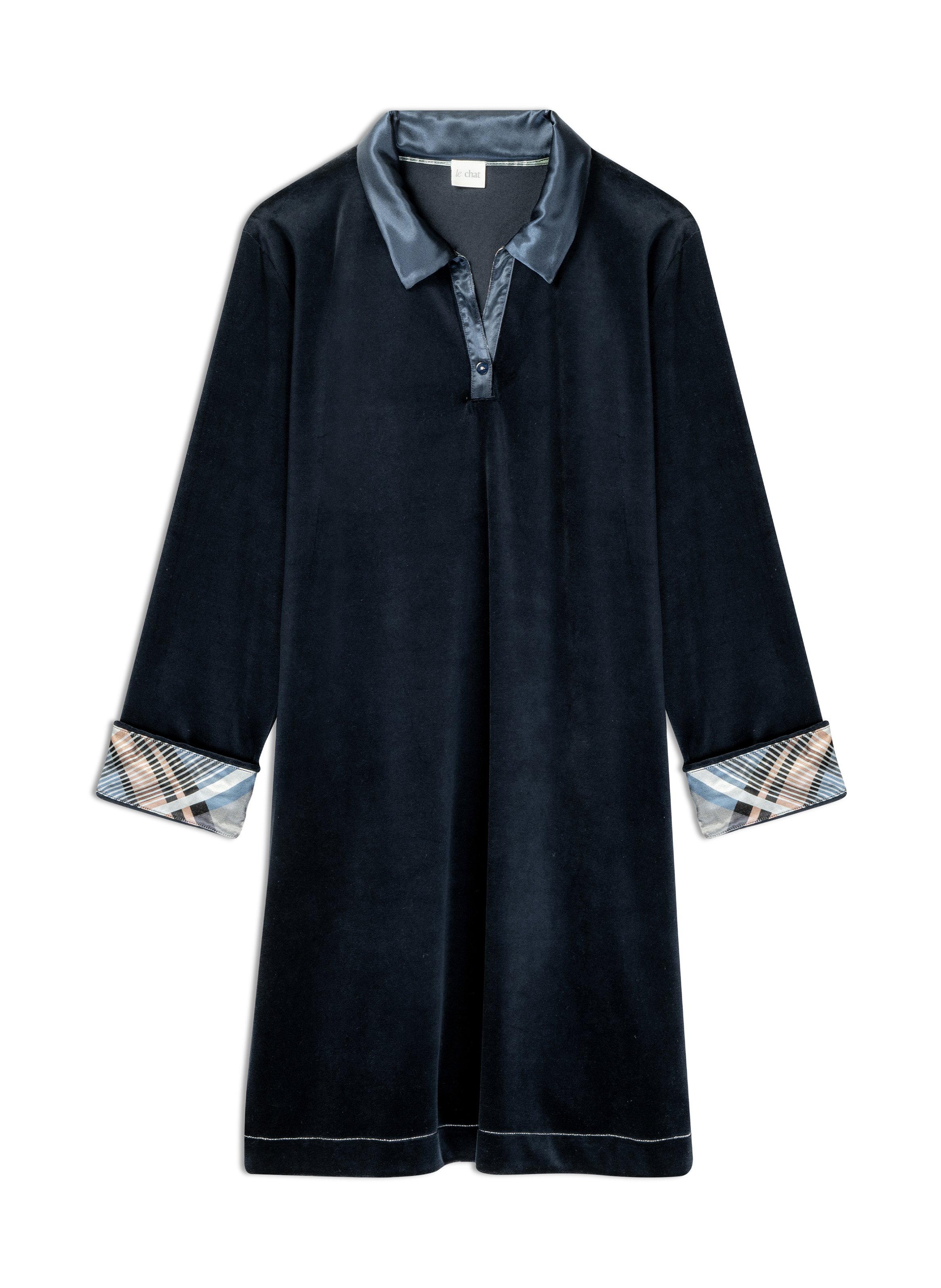 Robe en velours bradley 140 LE CHAT Bleu