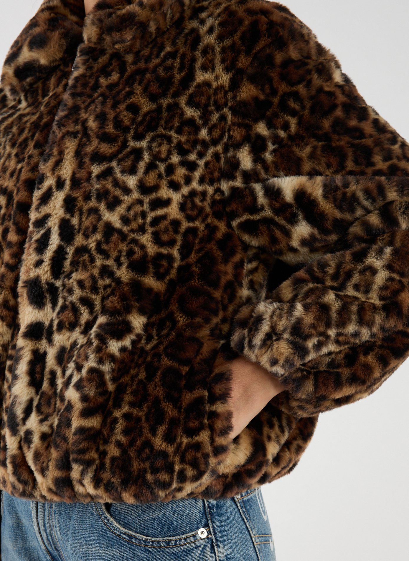 Manteau léopard col classique LEVI&#039;S Multicolore