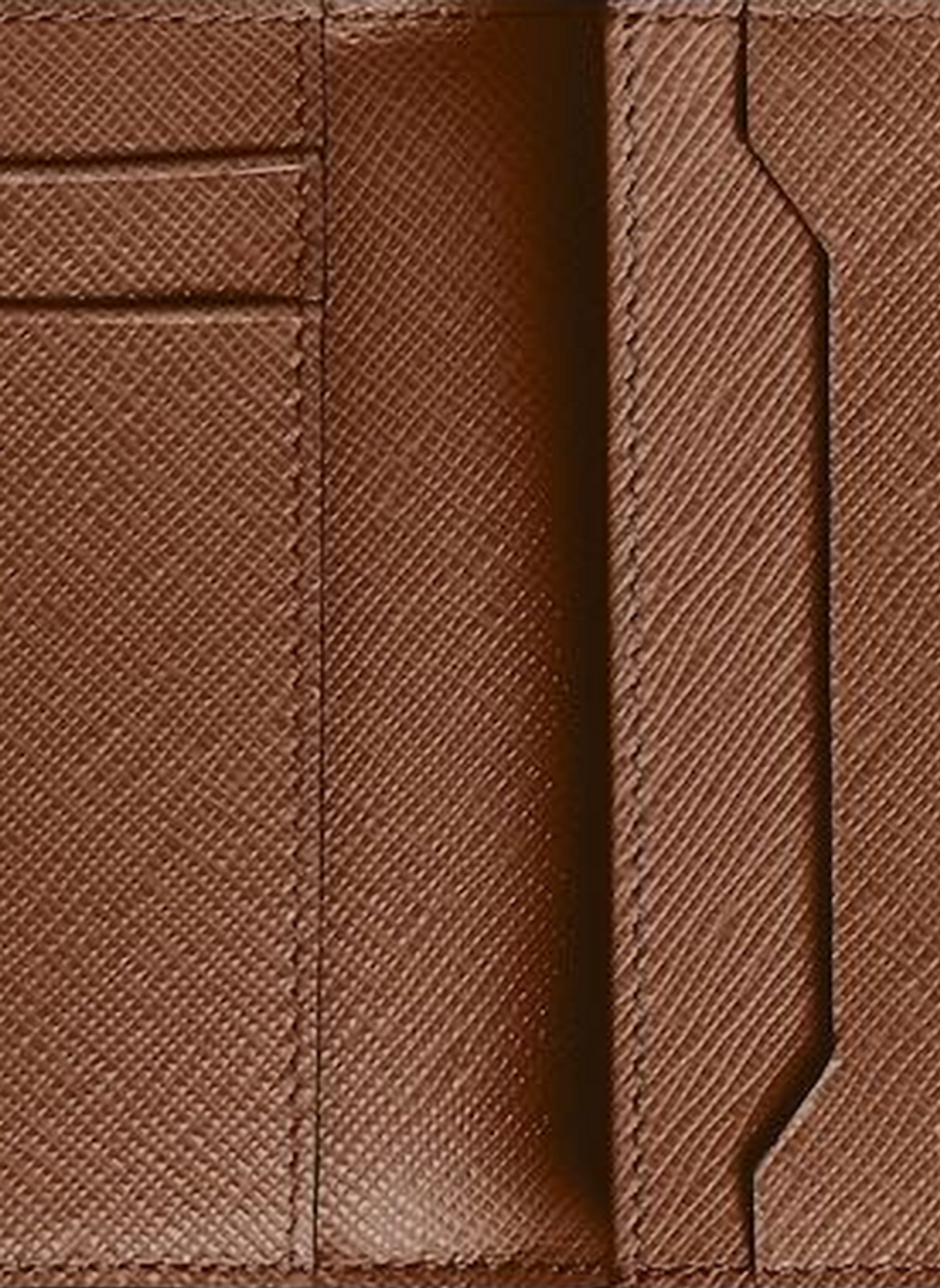 Textured leather wallet MONTBLANC Brown