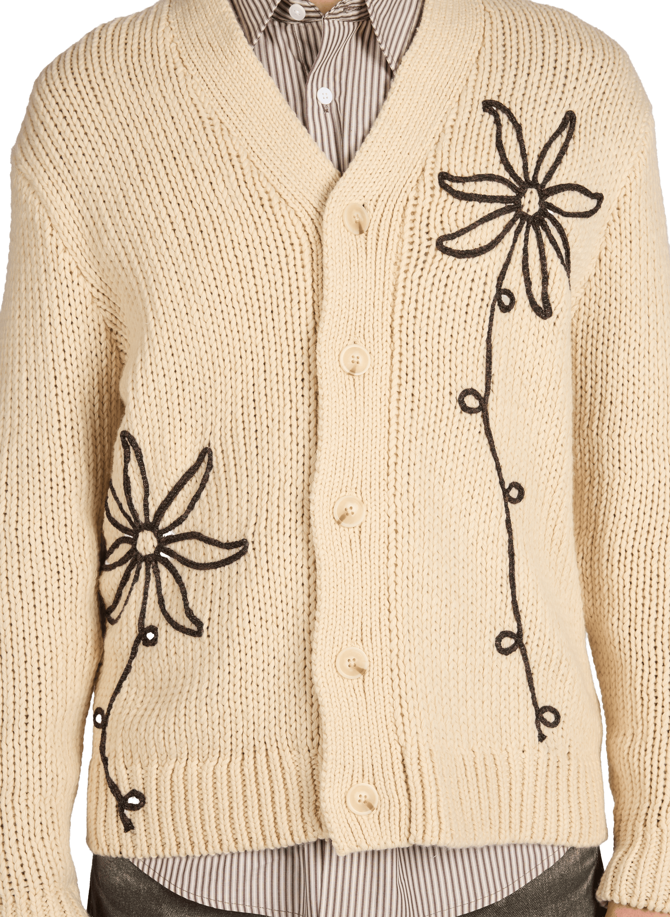 V-neck cardigan NN.07 Beige