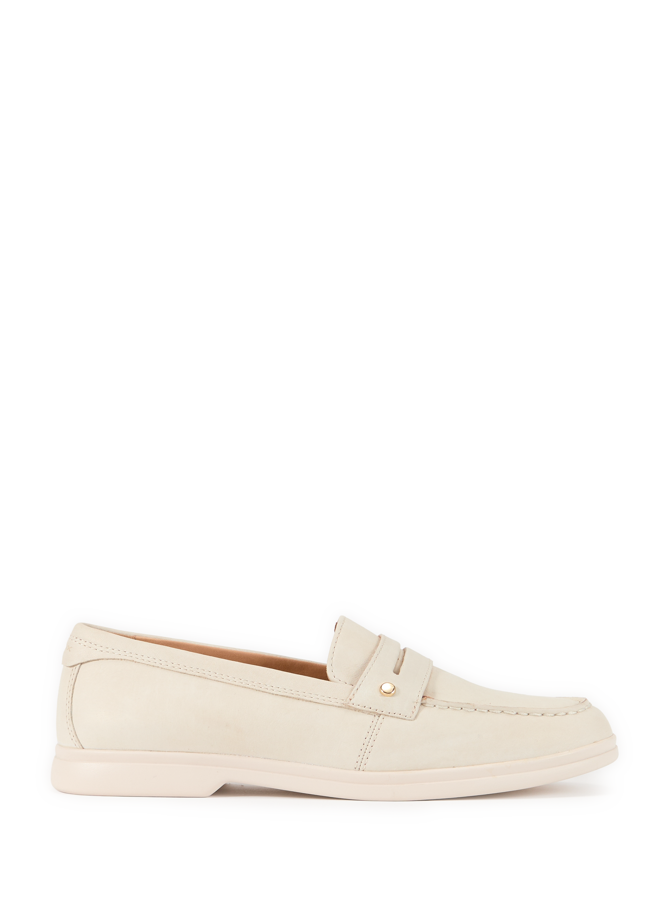 XAND 3 leather moccasins GEOX Beige