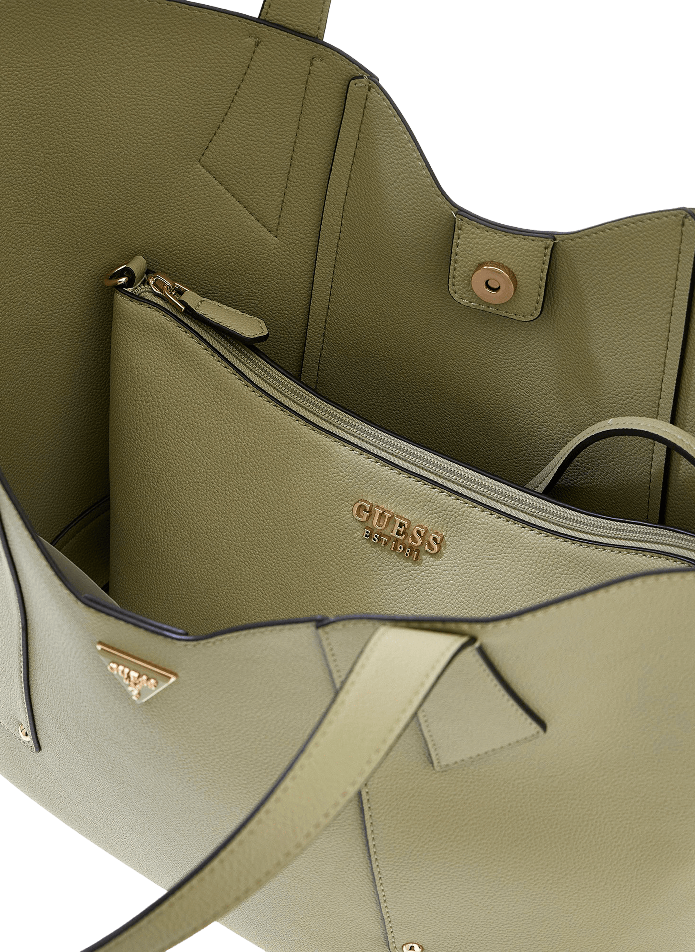 Darcy logo shopping bag GUESS Green