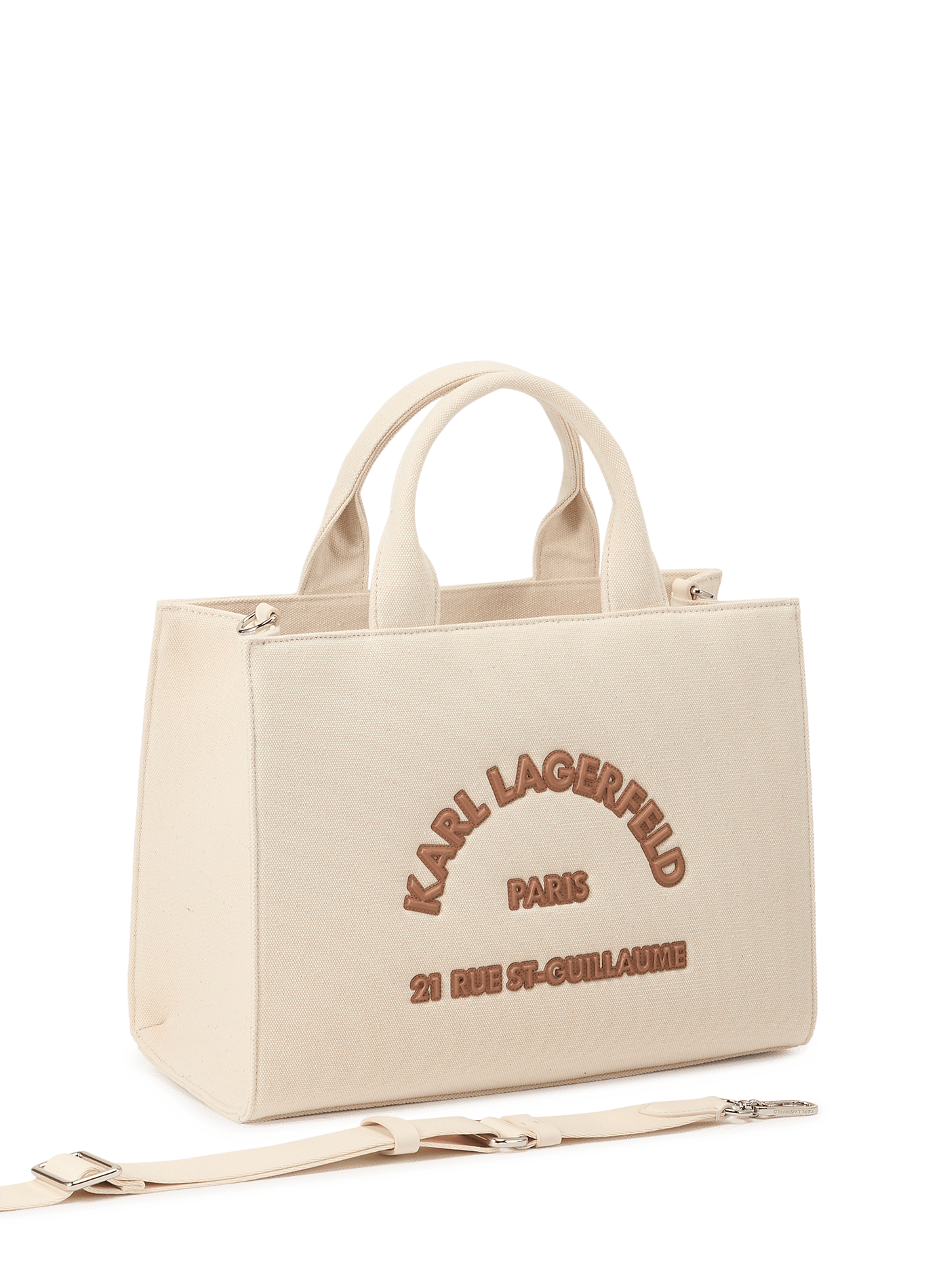 Sac cabas 21 rue St-Guillaume KARL LAGERFELD Marron