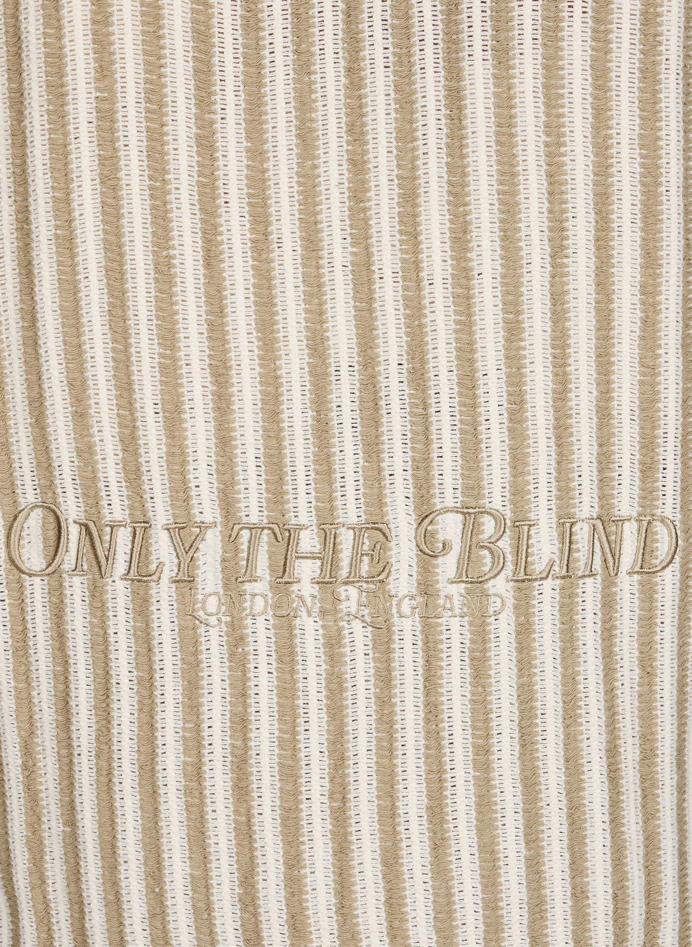 Short-sleeved cotton crochet shirt ONLY THE BLIND Multicolour