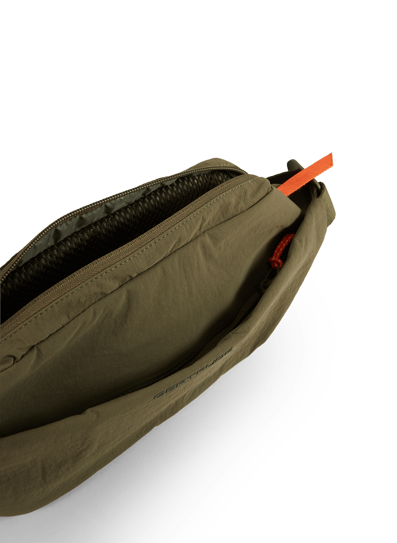 Textured Kelton waist bag GERTRUDE ET GASTON Khaki