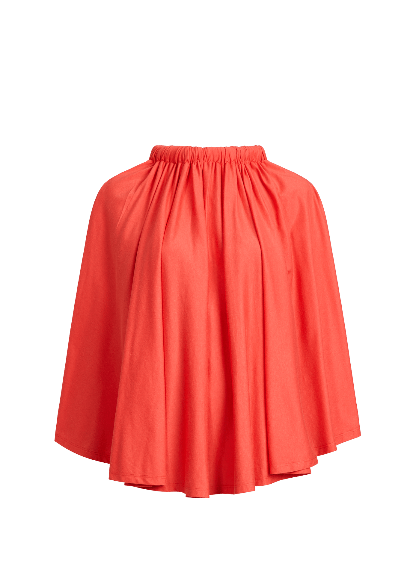 Top cape fluide drapé COPERNI Rouge