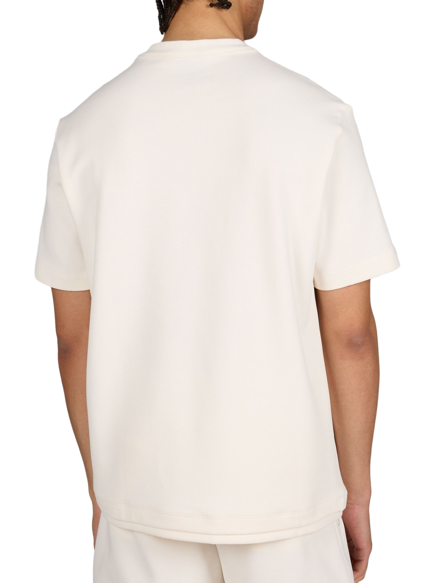 Cotton round-neck T-shirt ARMANI EXCHANGE Beige