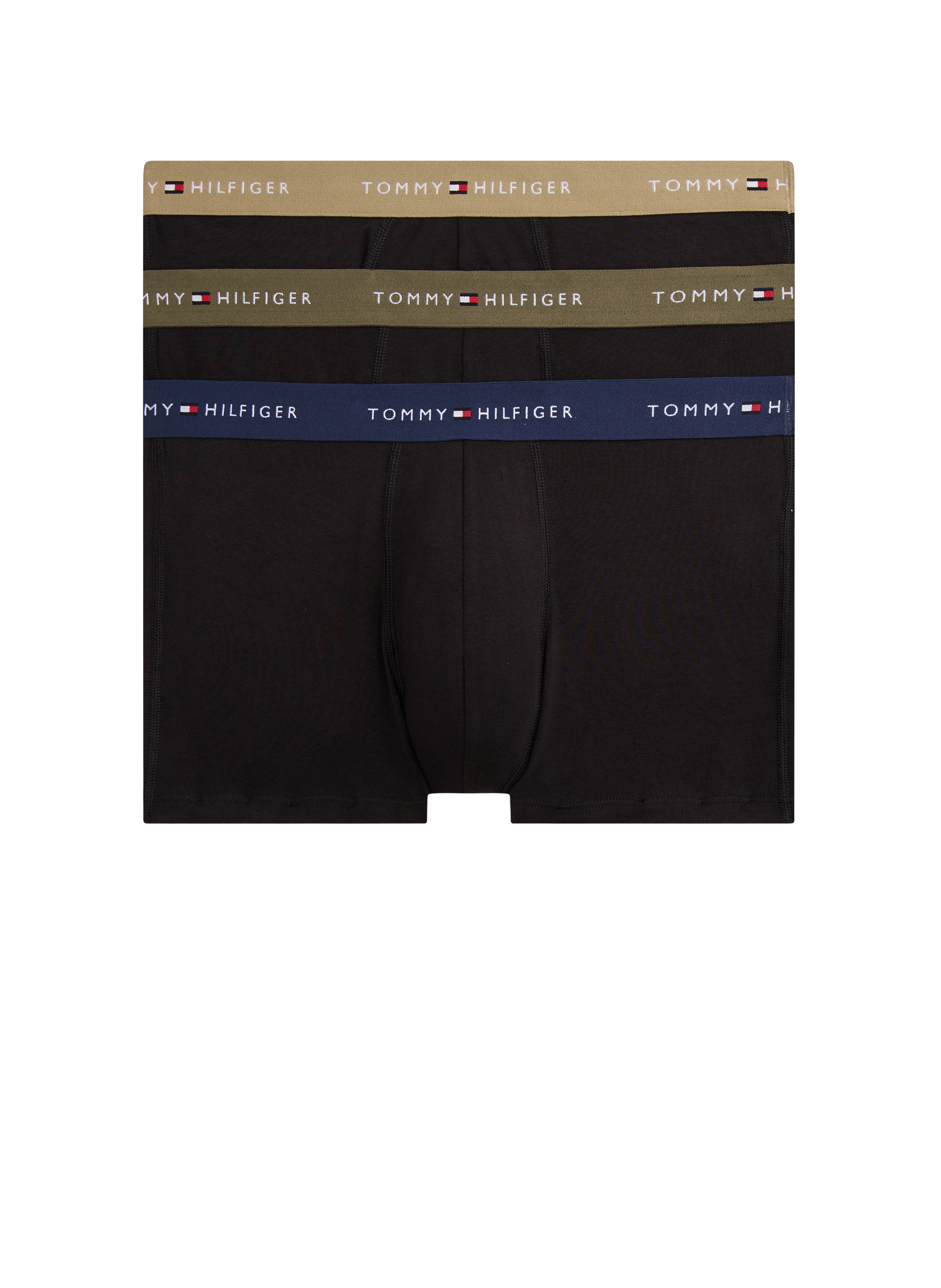 Lot de caleçons en coton mélangé TOMMY HILFIGER Noir