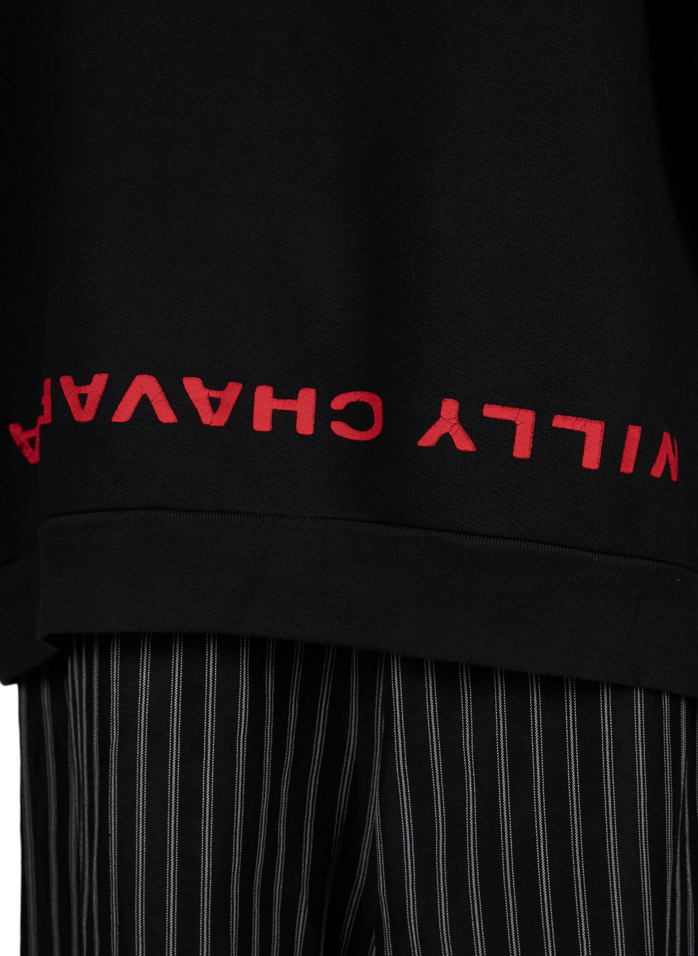 Cotton sweatshirt Welcome to America - Hooligan WILLY CHAVARRIA Black