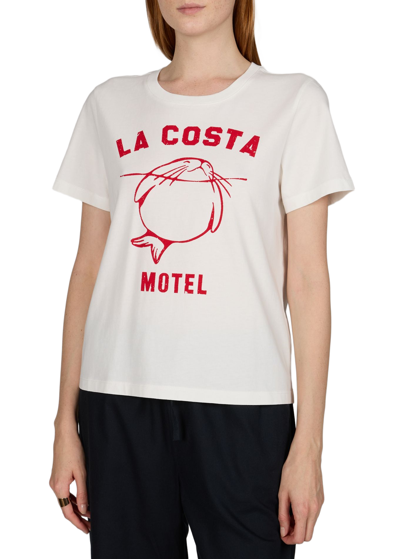 T-shirt manches courtes Ida en coton THINKING MU Blanc
