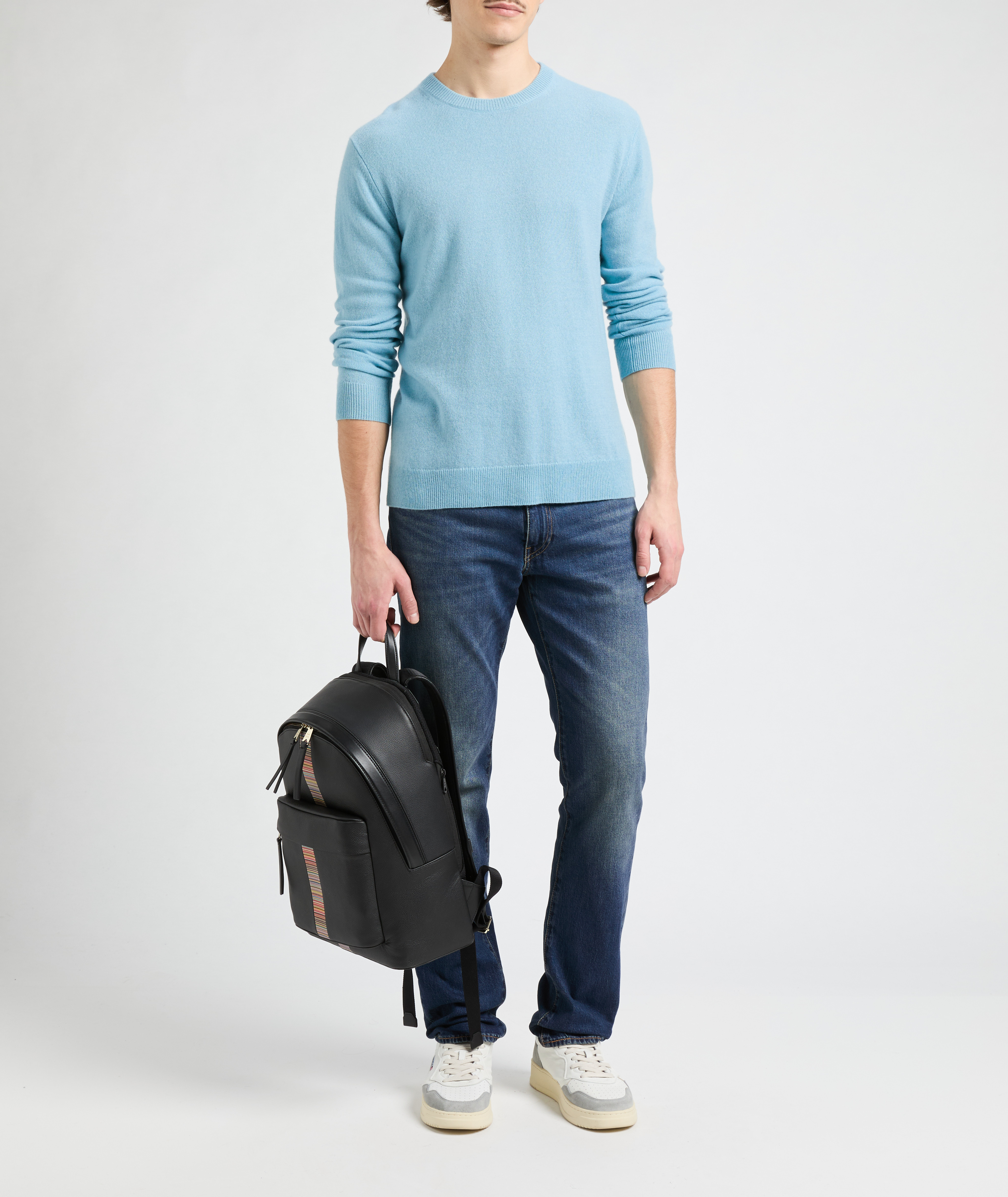  Cashmere round-neck jumper AU PRINTEMPS PARIS Blue