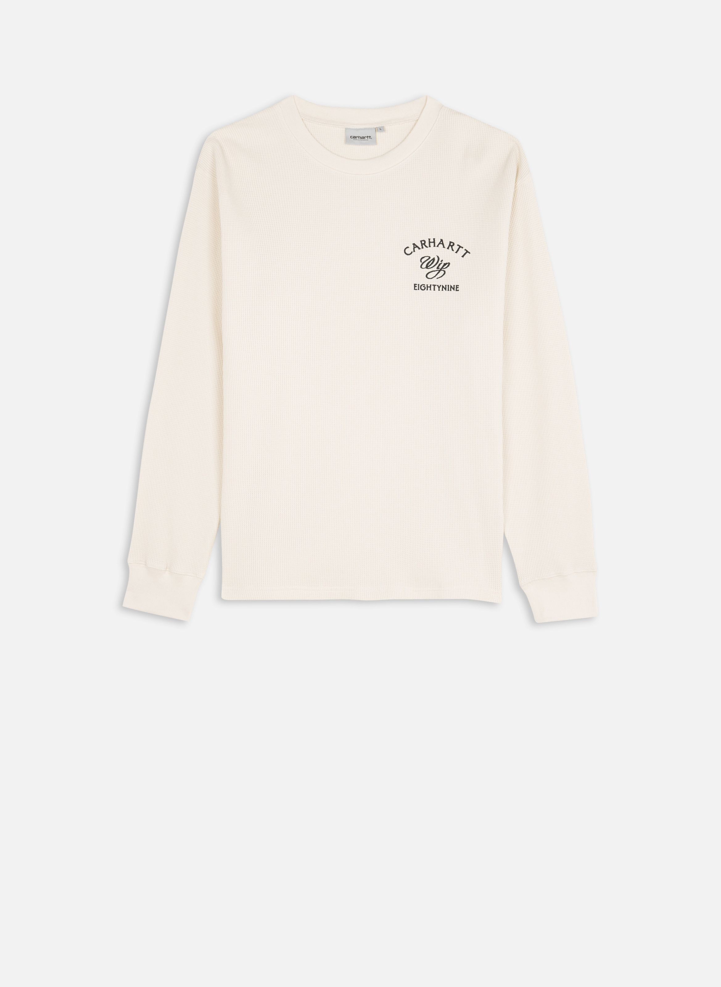T-shirt l/s eightynine waffle t-shirt CARHARTT WIP Beige