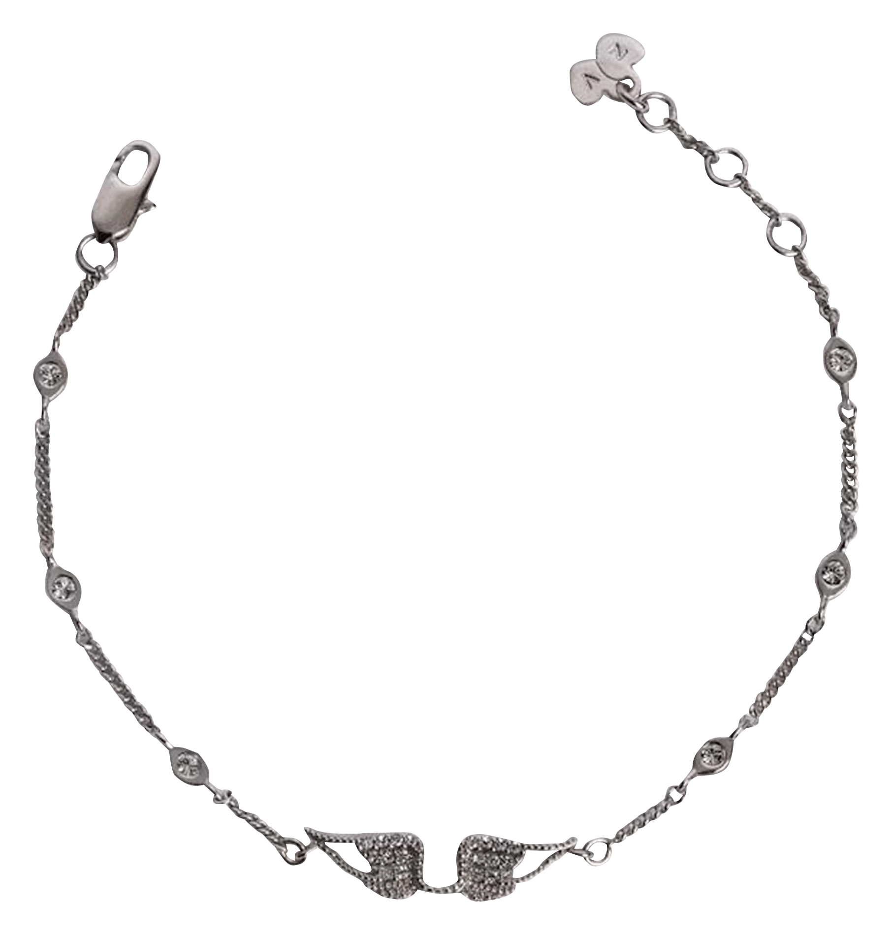 Rock rhinestone necklace ZADIG&VOLTAIRE Silver