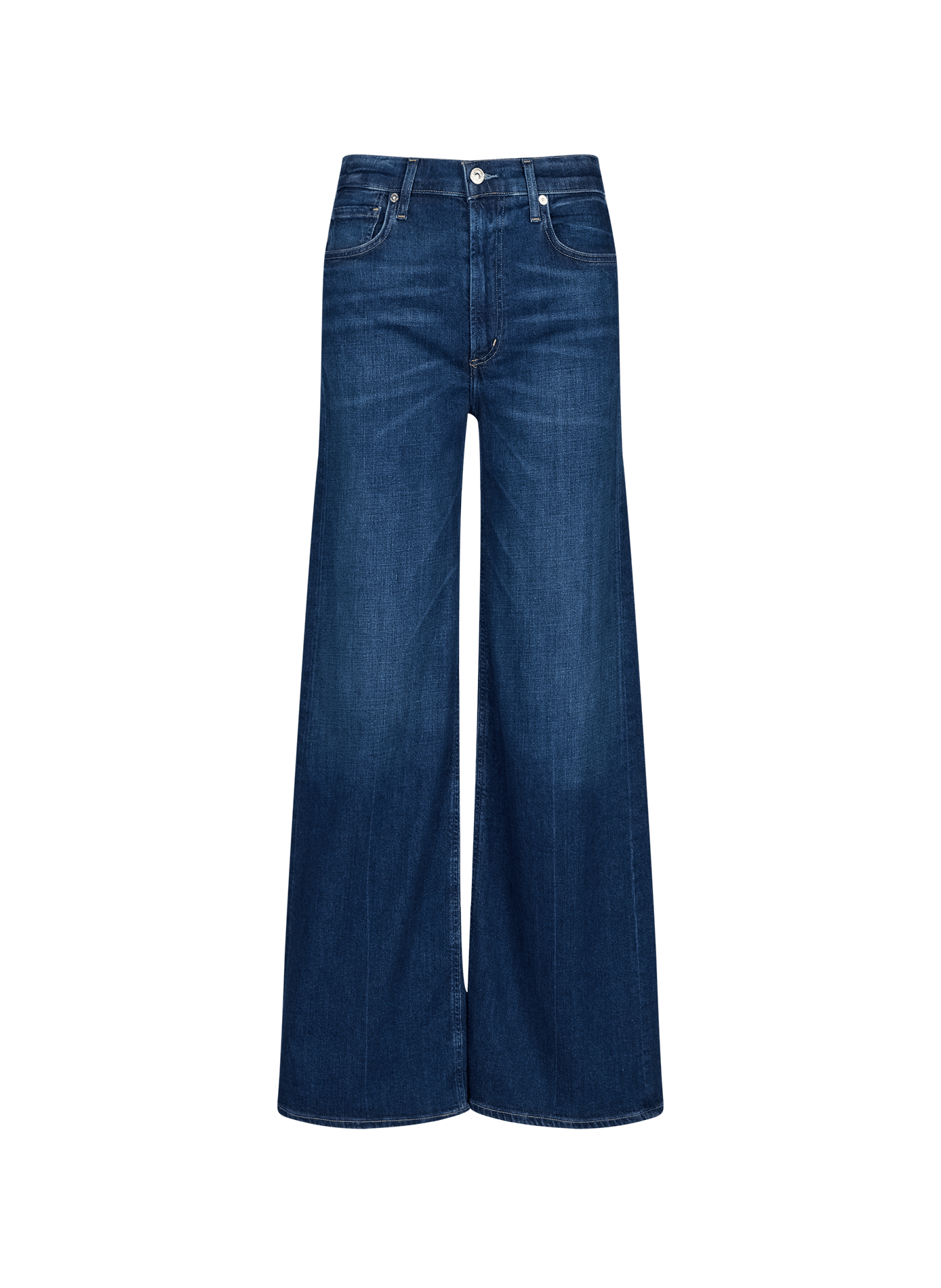 High-waisted wide-leg Lyra jeans in blended cotton CITIZENS OF HUMANITY Blue