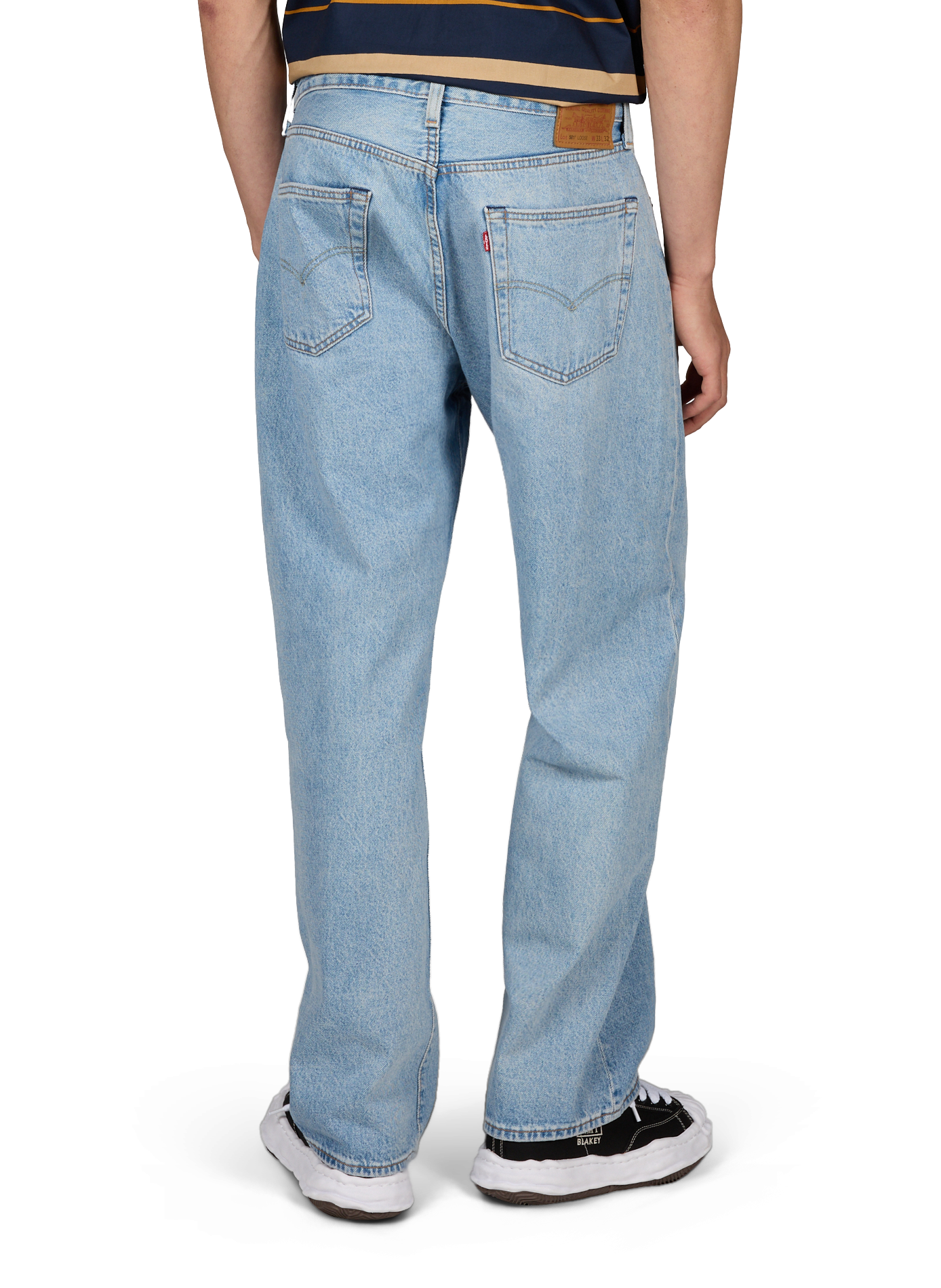 Wijde katoenen 501 jeans LEVI'S Blauw