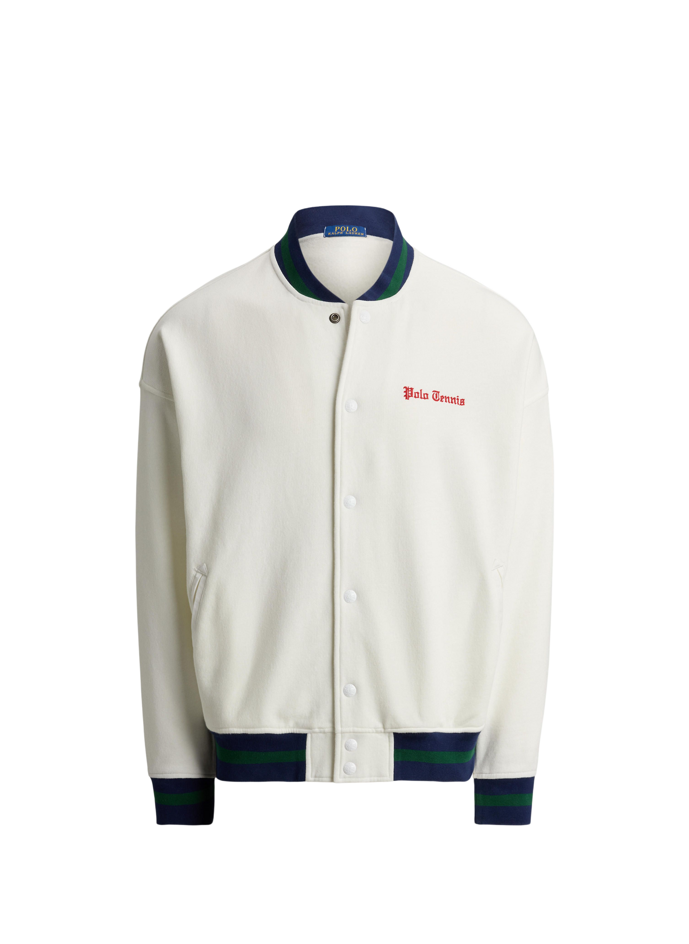 Lässige Bomberjacke aus Baumwollmischung POLO RALPH LAUREN Weiss