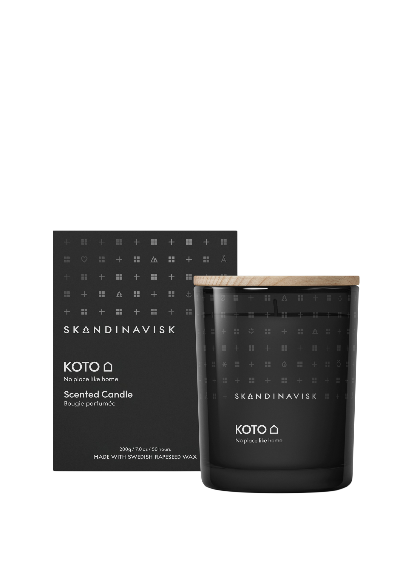 Bougie parfumée Koto 200g SKANDINAVISK Noir