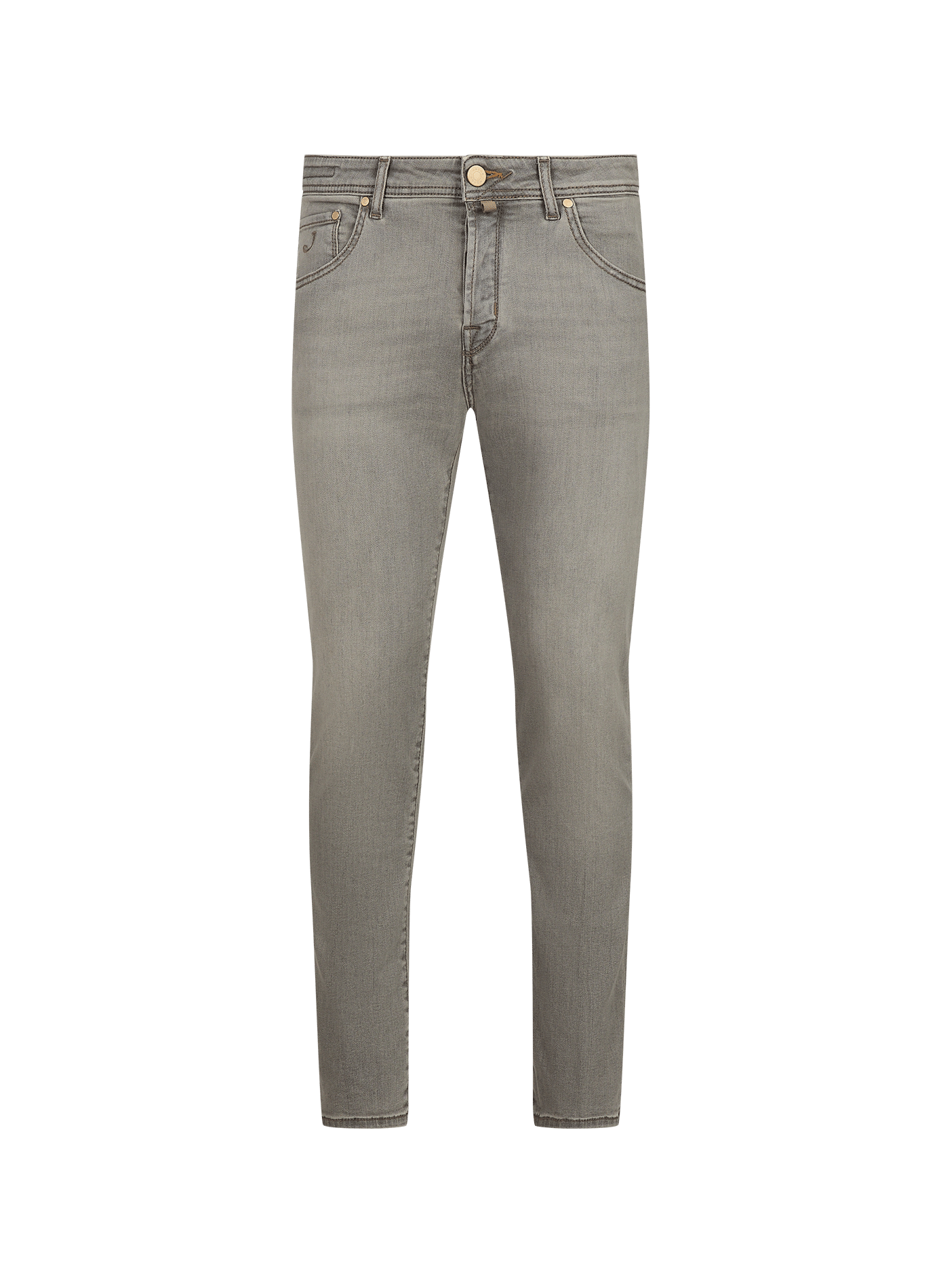 Slim-fit cotton-blend jeans JACOB COHEN Grey