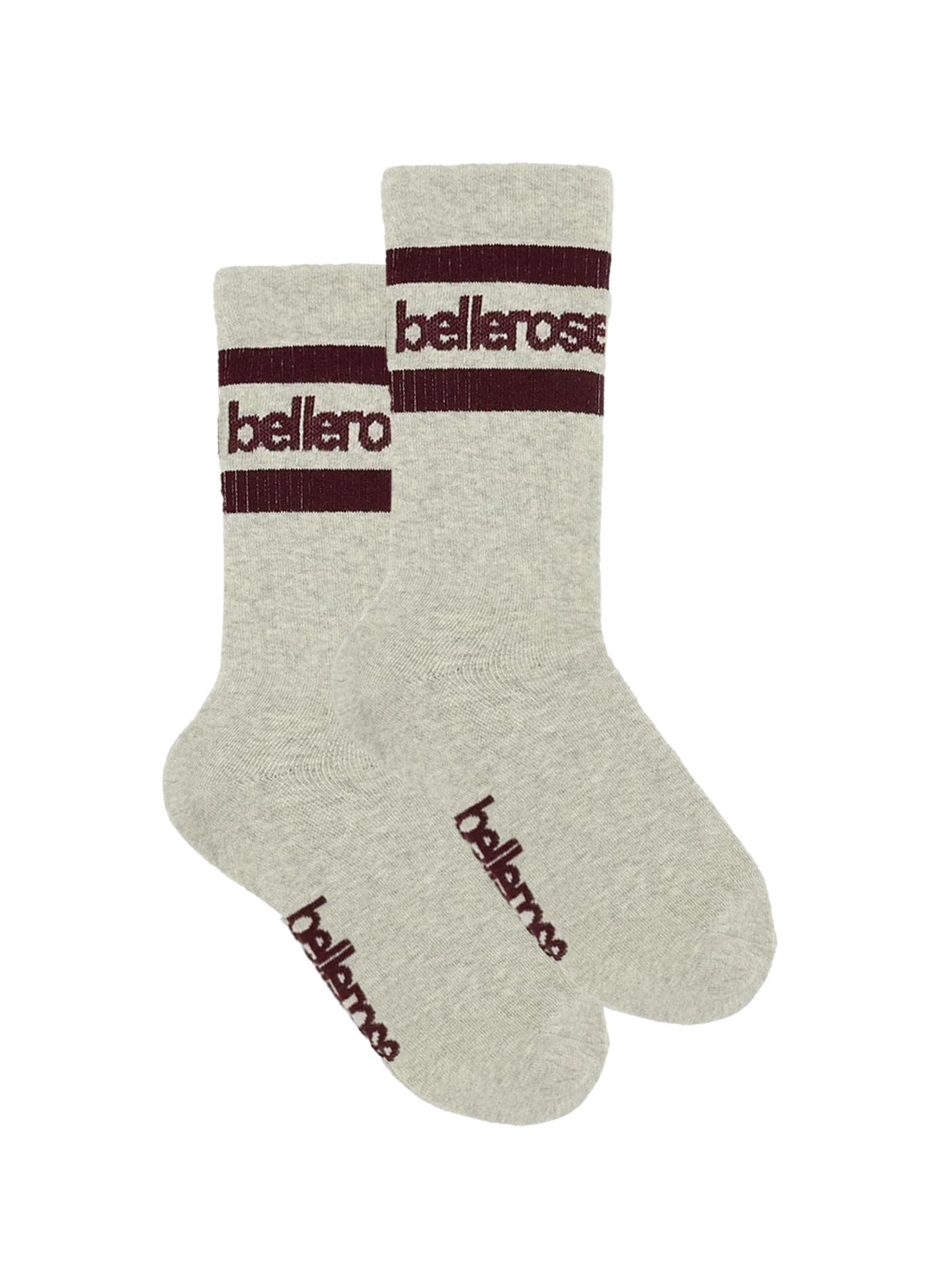 Chaussettes hautes en coton mélangé BELLEROSE Gris