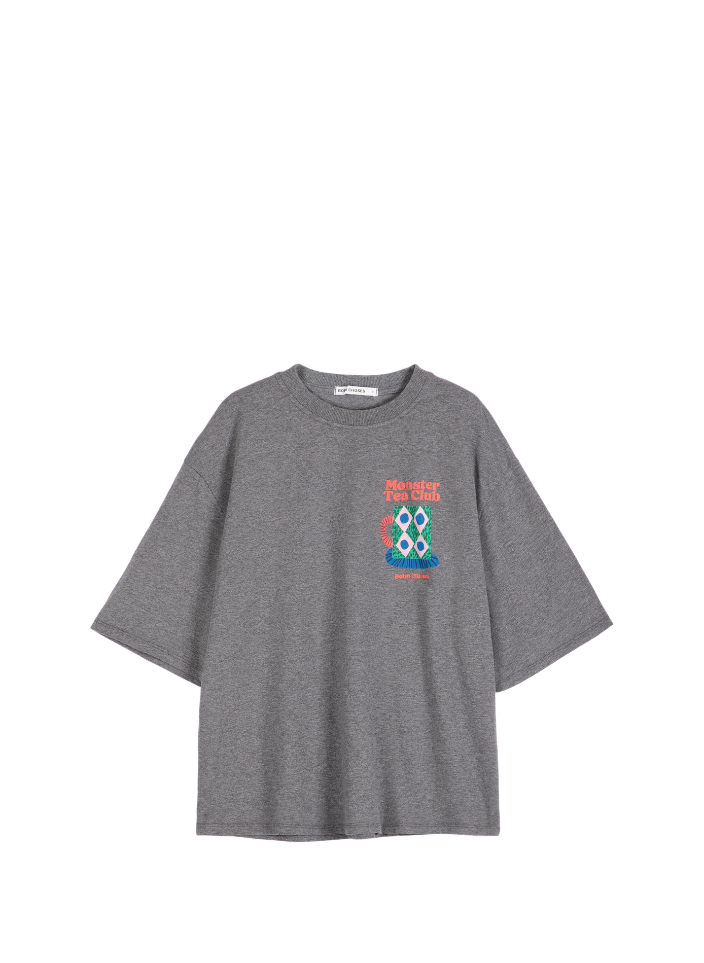 T-shirt ample à sérigraphie BOBO CHOSES Grey