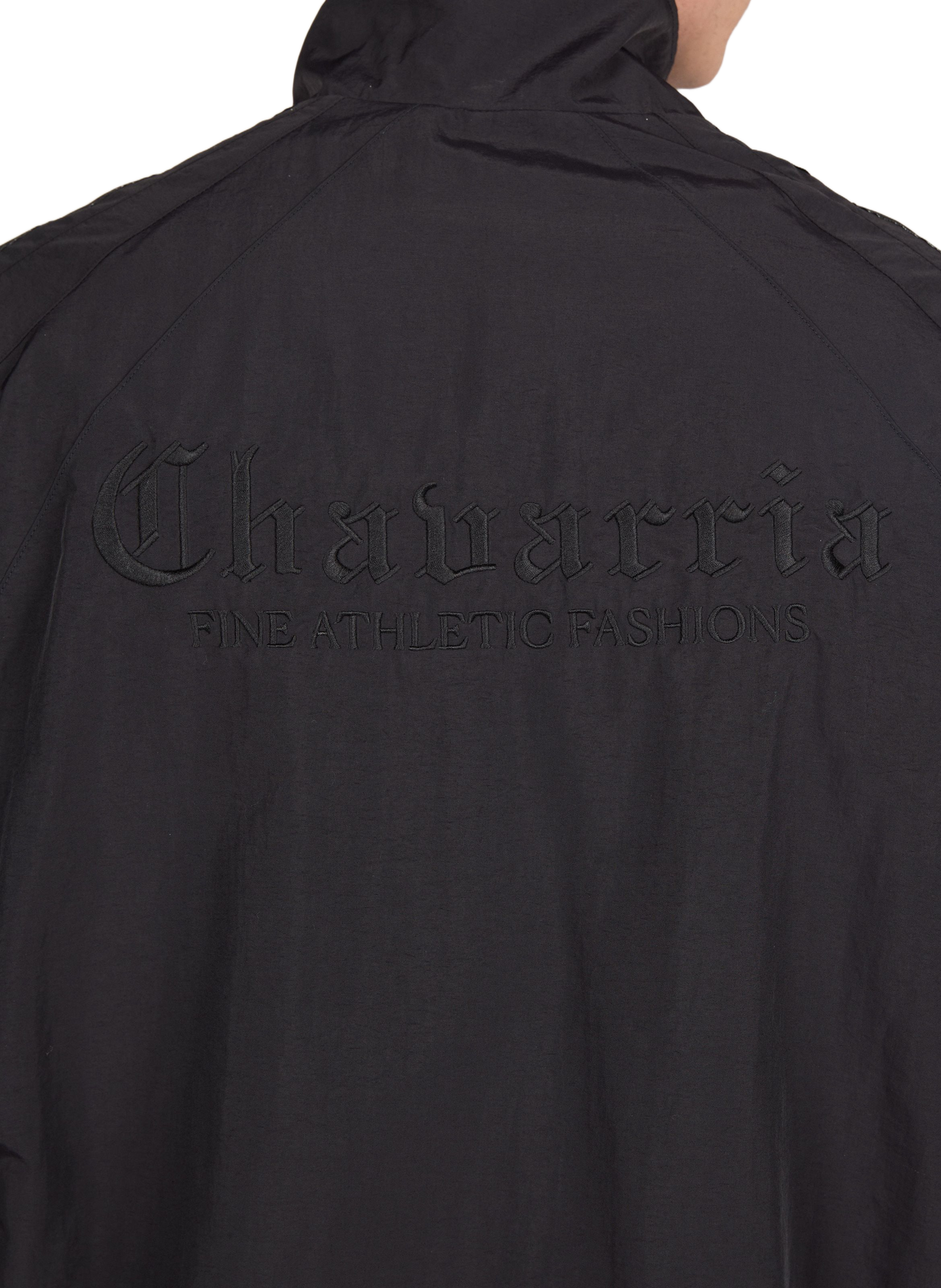 Oversized high-neck jacket WILLY CHAVARRIA Black