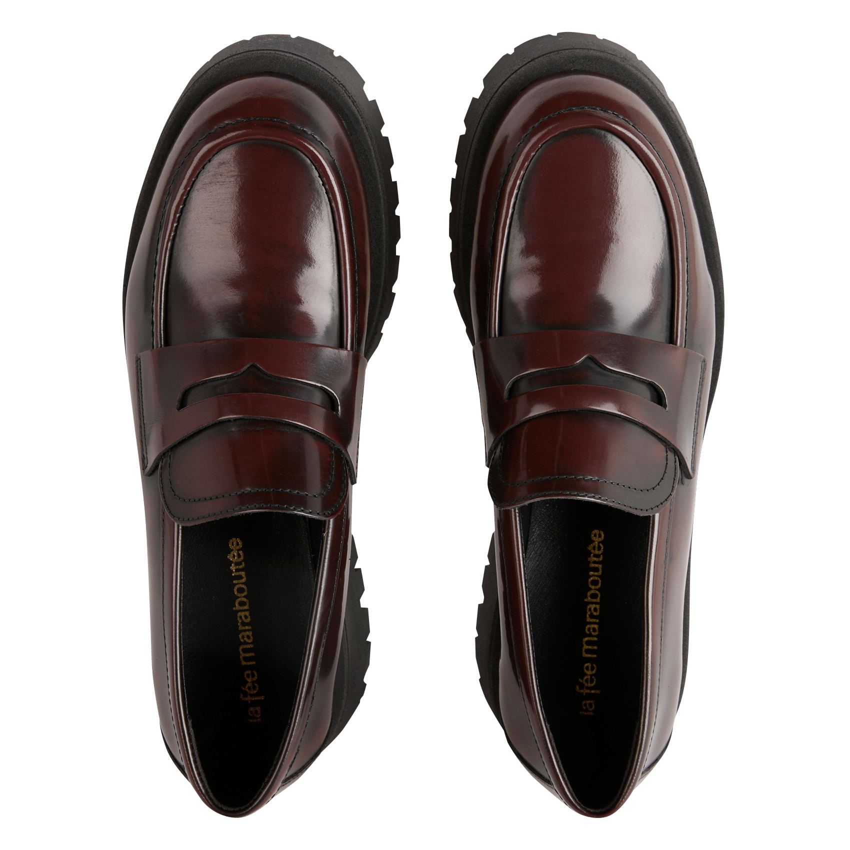 Leren mocassins LA FEE MARABOUTEE Paars