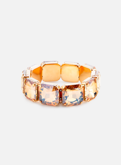Bracelet avec cristaux BeigeAU PRINTEMPS PARIS 