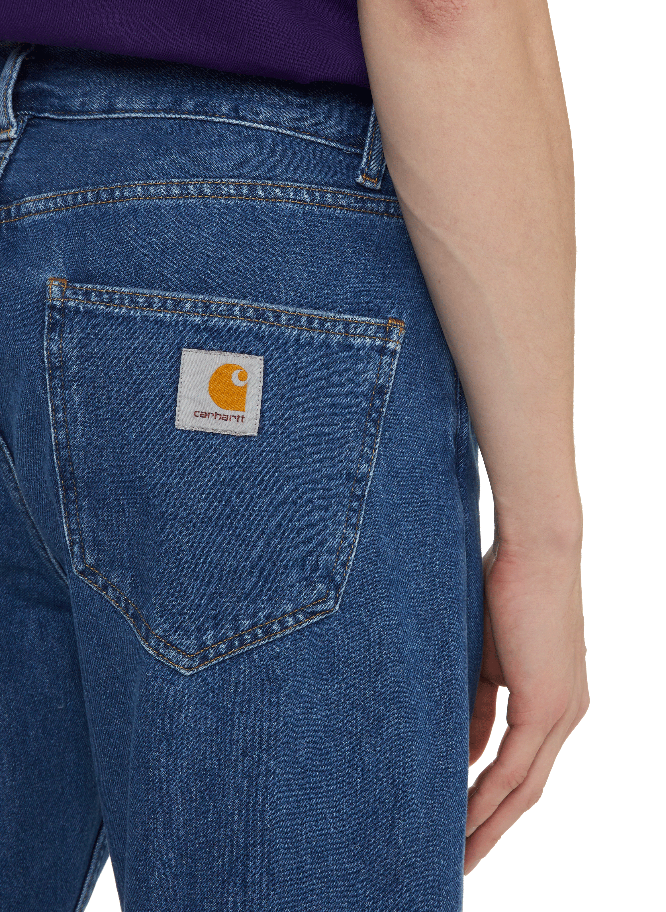Jean large en coton  CARHARTT WIP Bleu