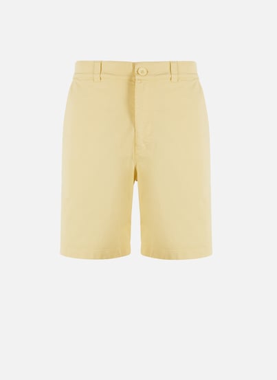 Mens yellow cotton shorts shop