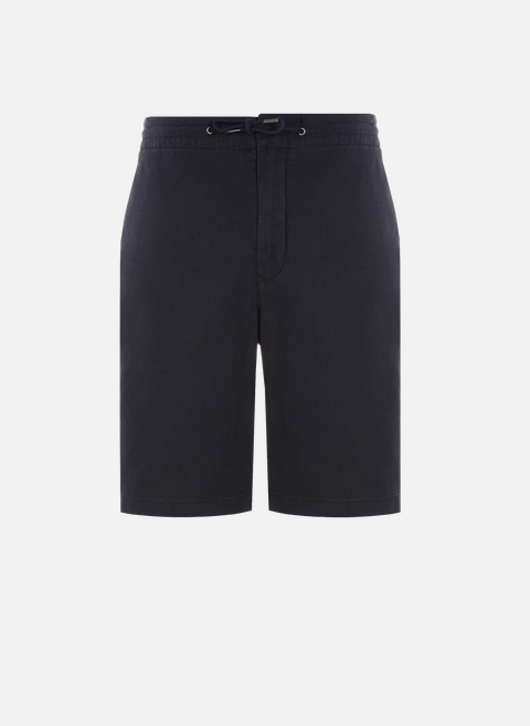 Linen and cotton shorts BlueBARBOUR 