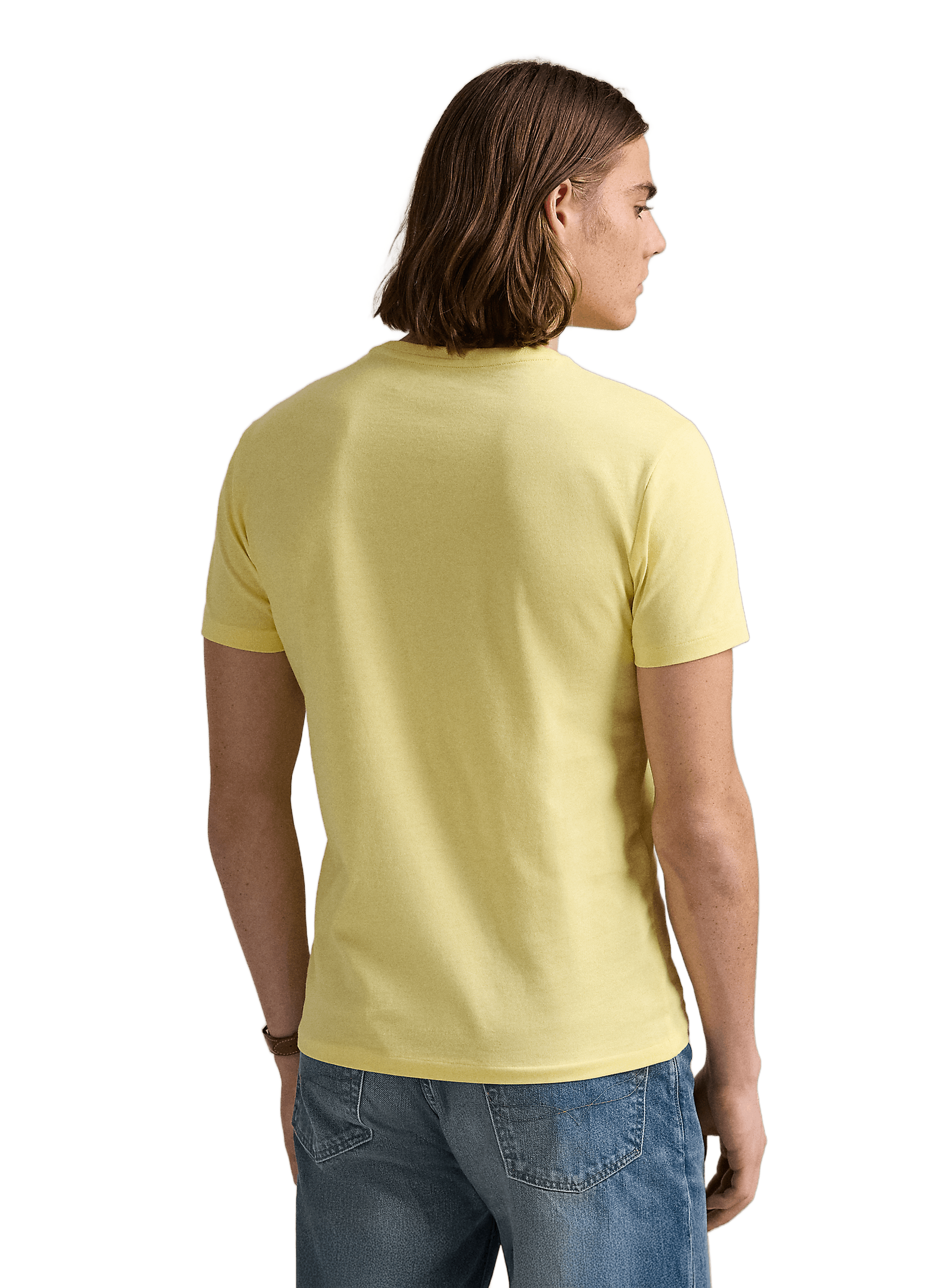 T-shirt en coton Jaune